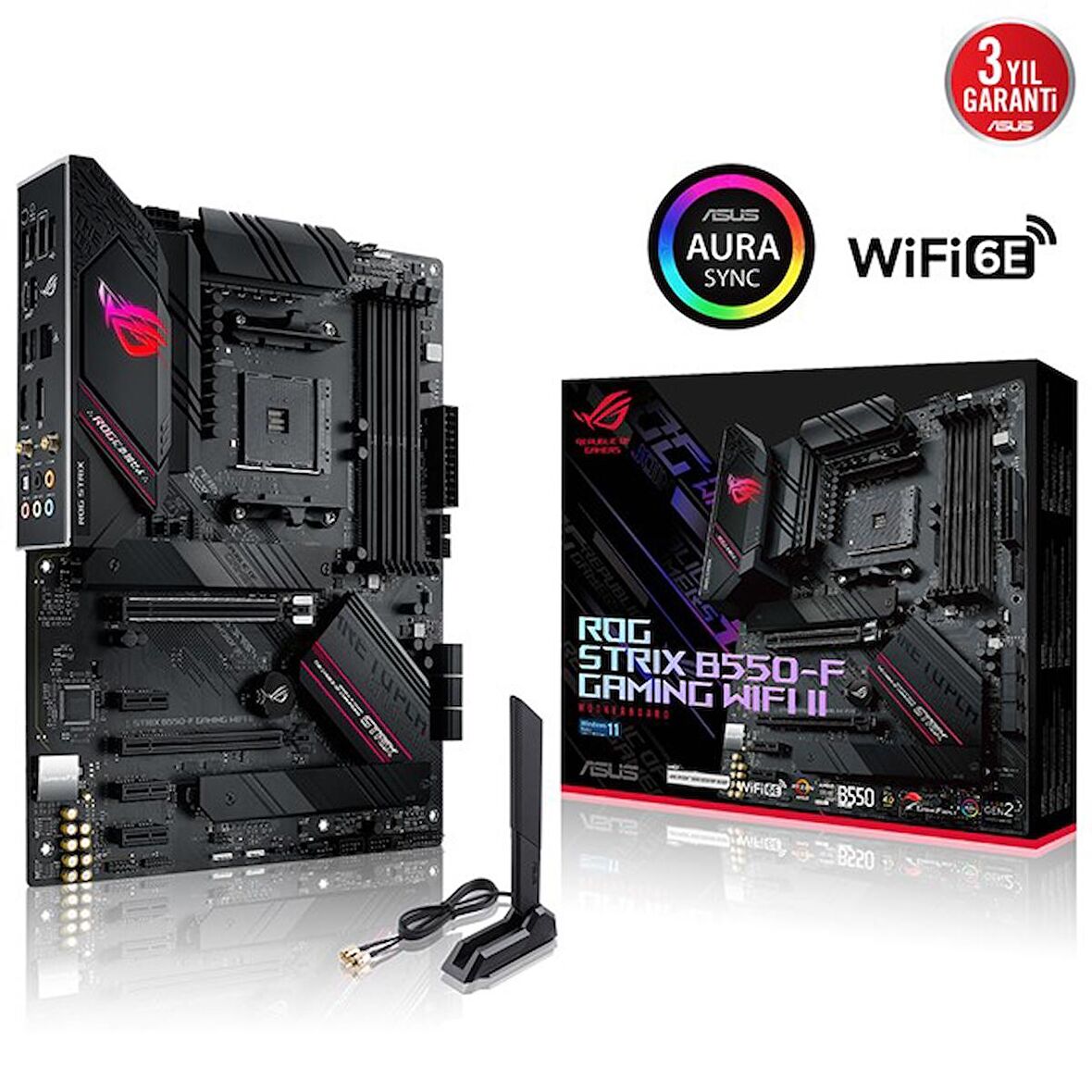 Asus Rog Strix B550-F Gaming WiFi II AM4 Ryzen D4