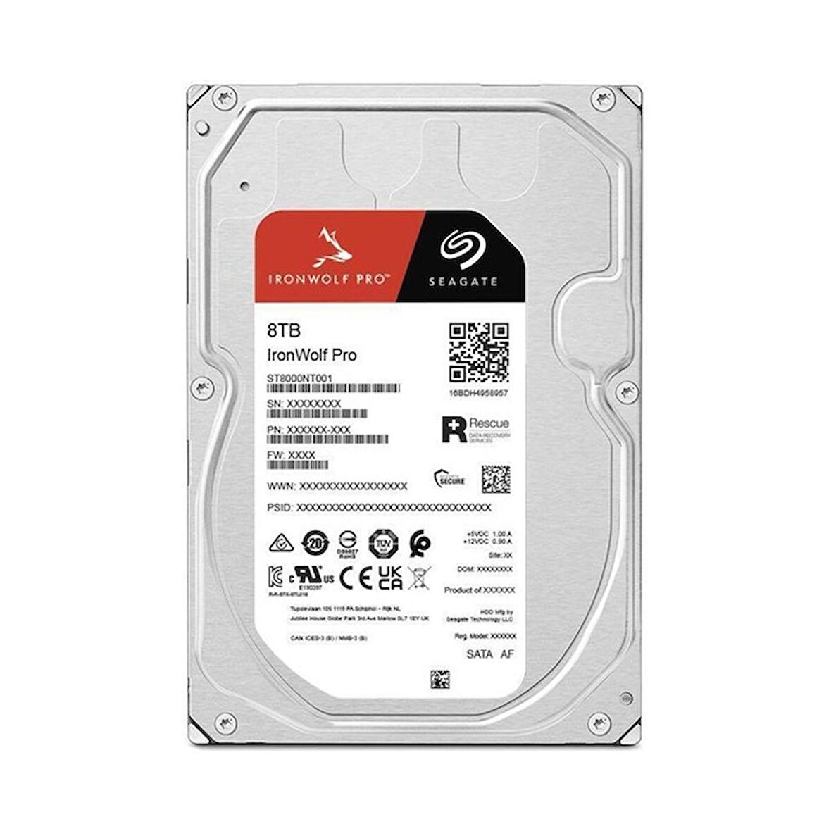 Seagate Ironwolf Pro ST8000NT001 Sata 3.0 3.5 inç 8 TB Harddisk