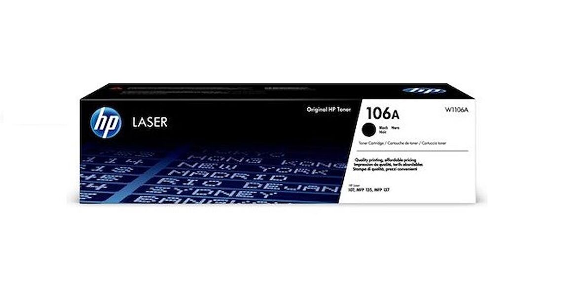 HP W1106A Siyah Toner Kartuş (106A)