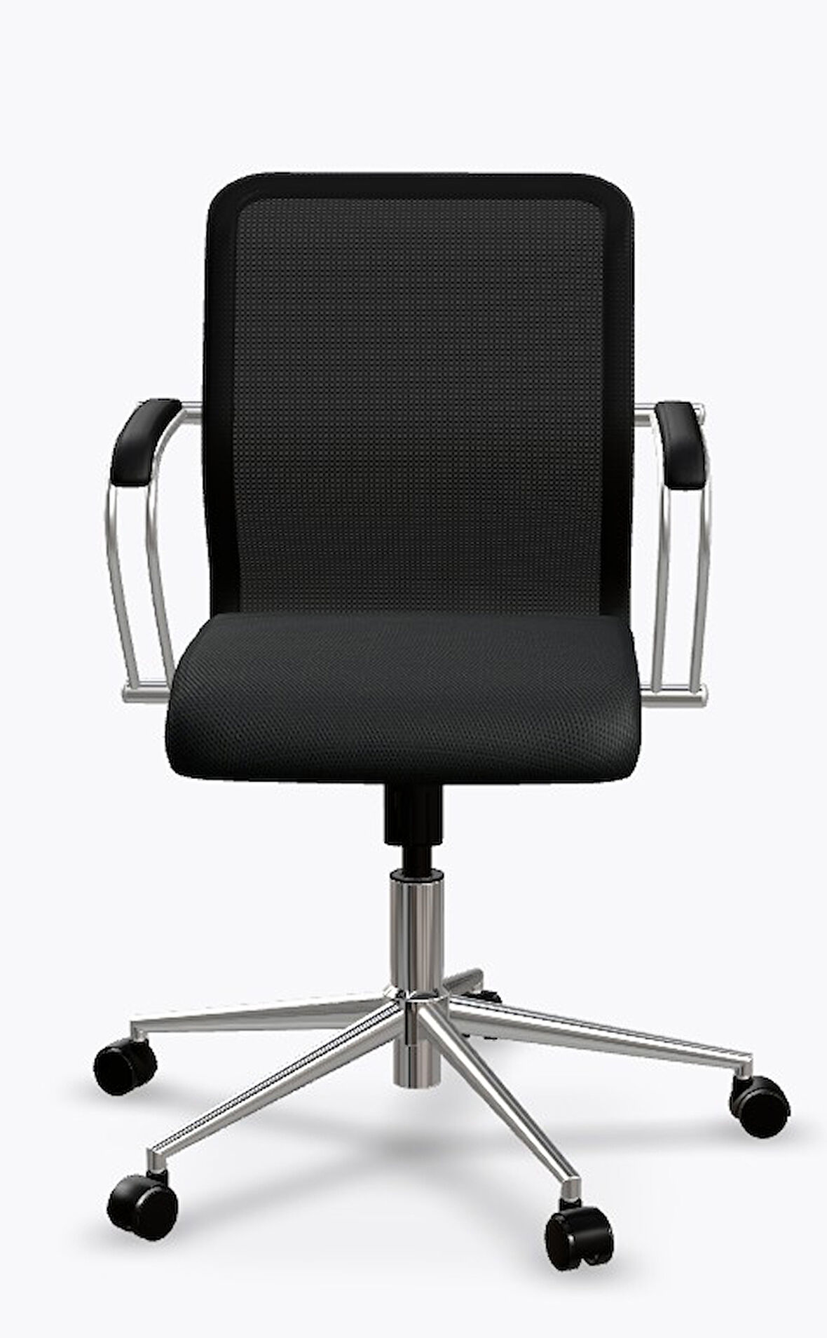 Ergolife Sit 8 Ofis Koltuğu | Tekerlekli, Yükseklik Ayarlı, Siyah, Bilgisayar Sandalyesi-ED.55.1.2A2