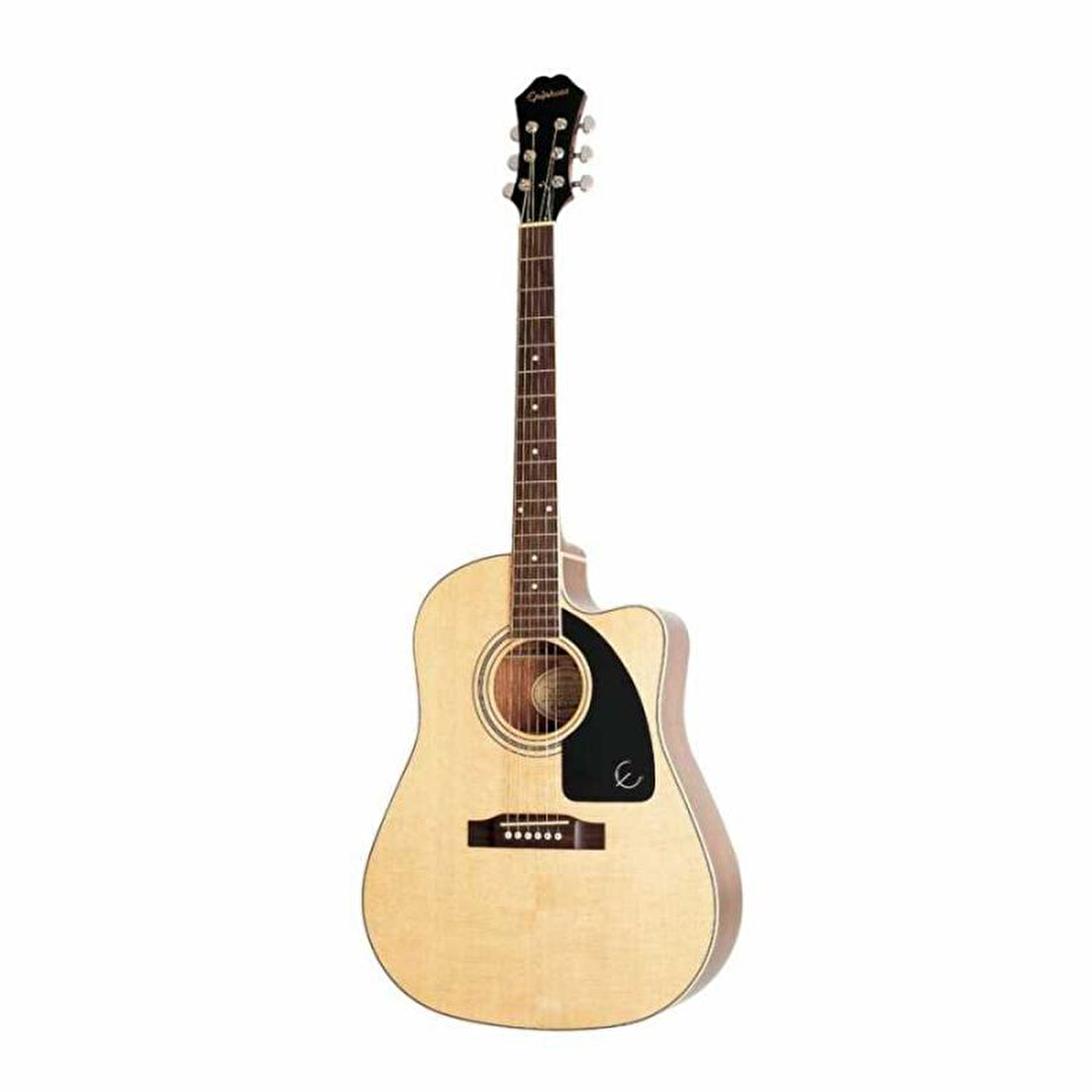 Epiphone AJ-220SCE Solid Top Elektro Akustik Gitar (Natural)