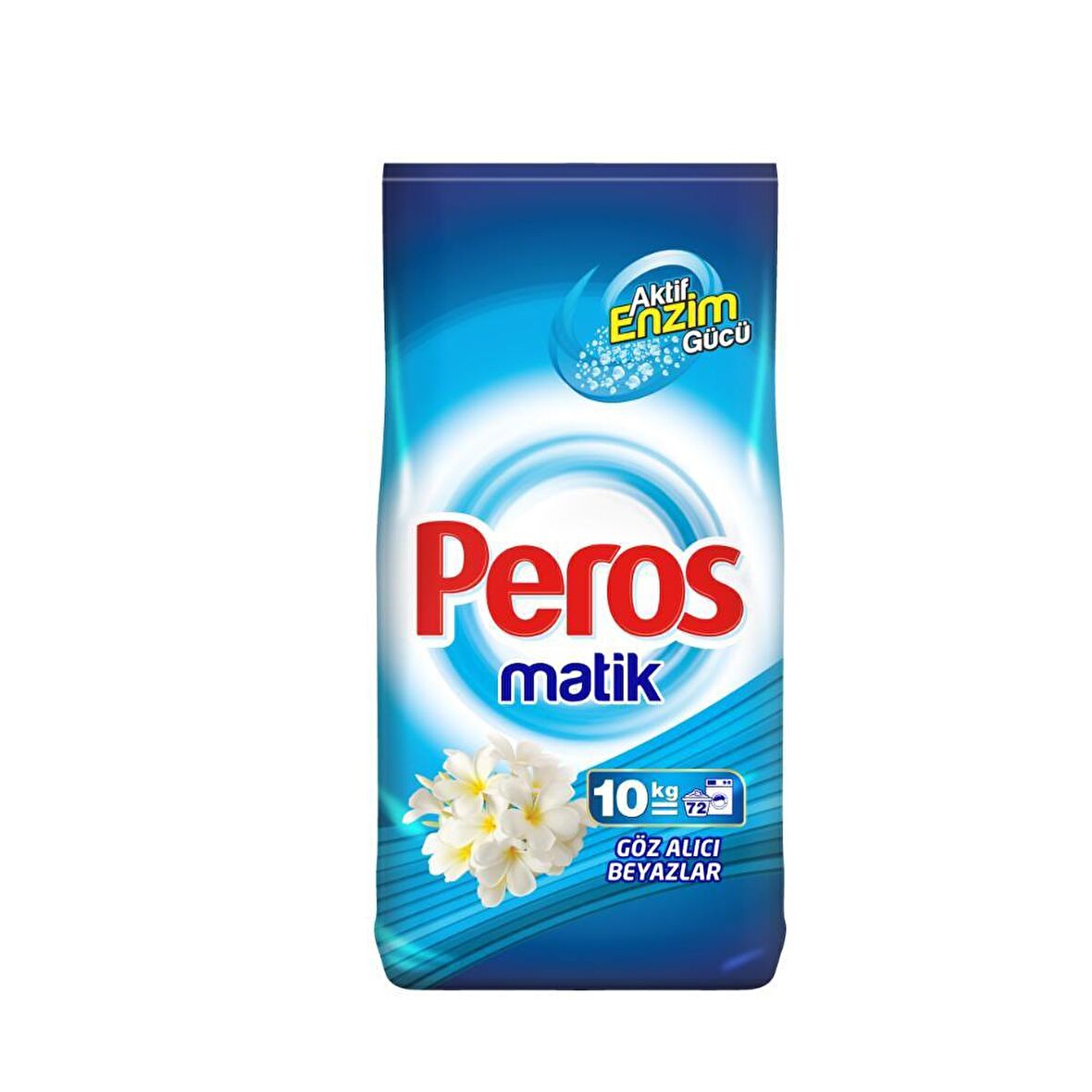 Peros Matik Parfümlü Beyazlar İçin Toz Çamaşır Deterjanı 10 kg 72 Yıkama
