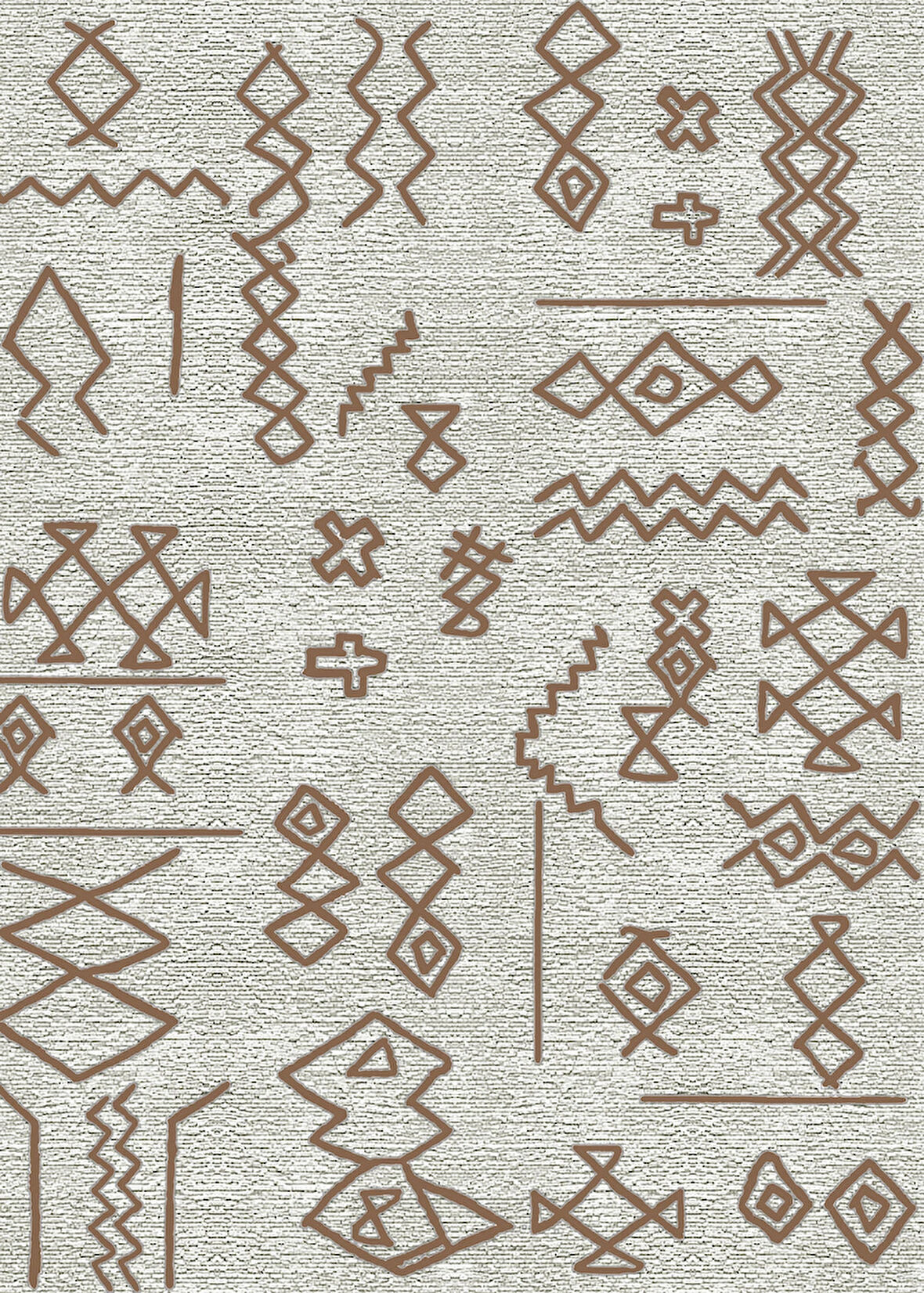 Pamuk Dokuma Taban Kaymaz Yıkanabilir İskandinav  Desenli  Salon Halısı Mutfak Halısı Koridor Halısı