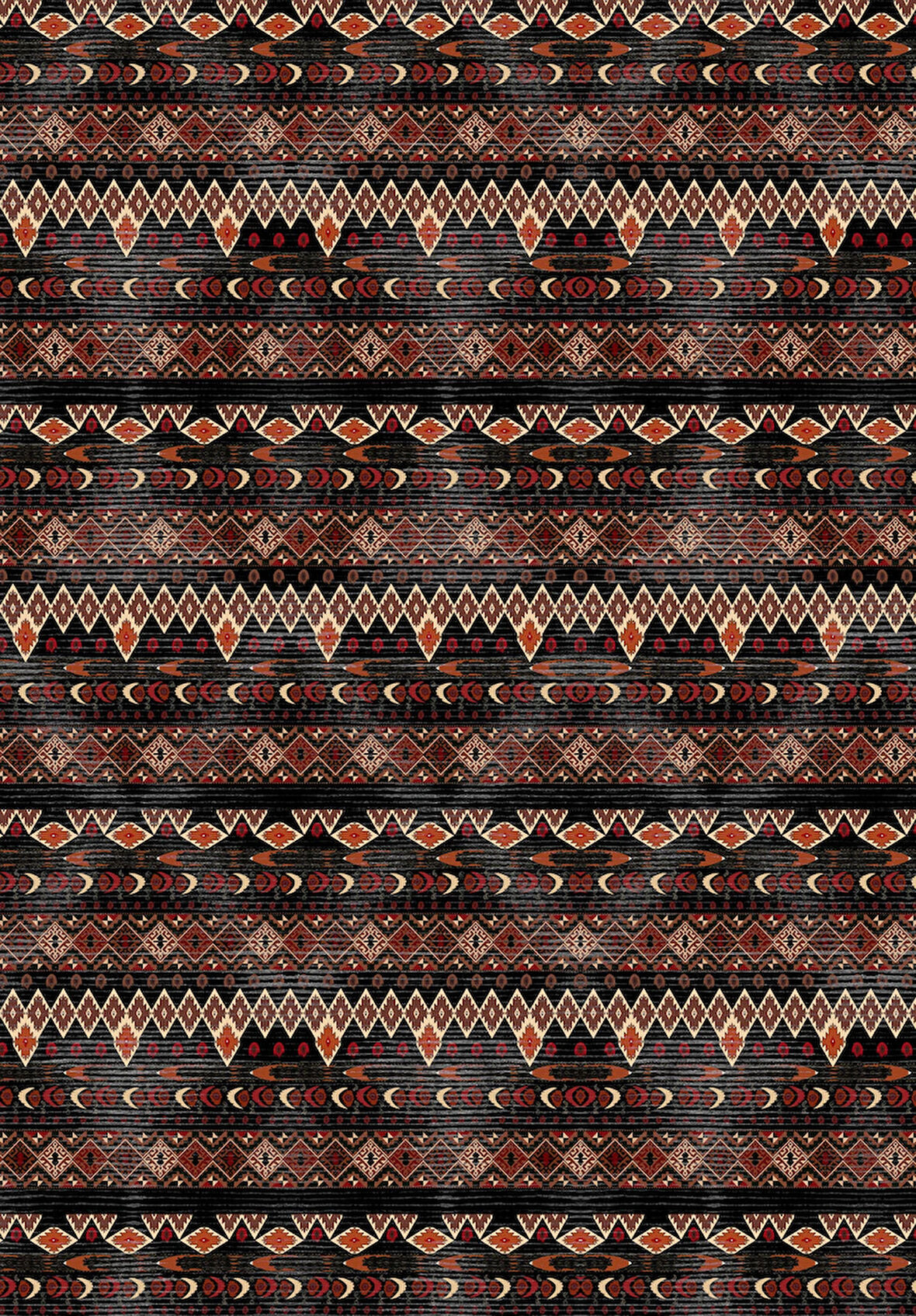 Pamuk Dokuma Taban Kaymaz Yıkanabilir İskandinav  Desenli  Salon Halısı Mutfak Halısı Koridor Halısı