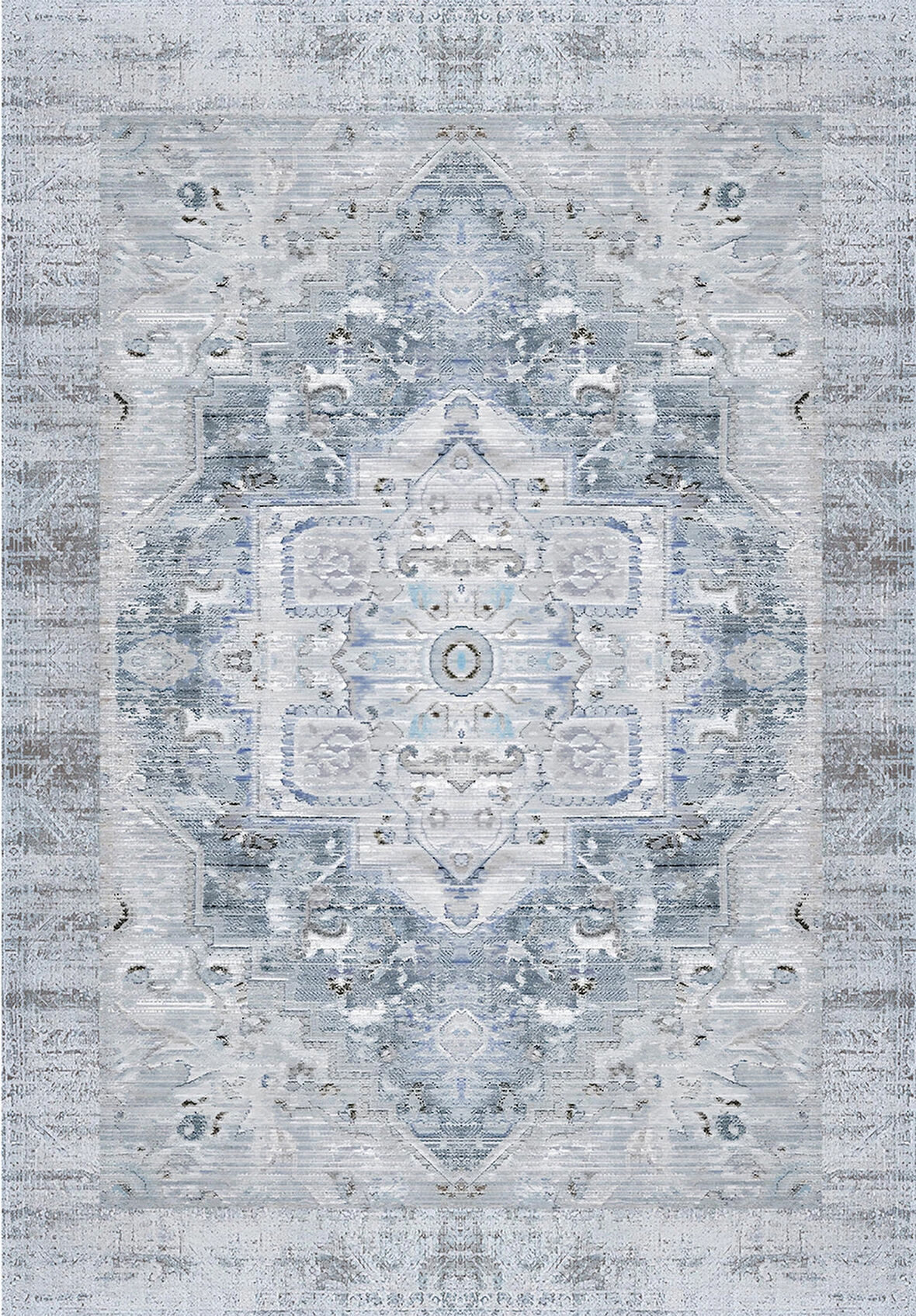 Pamuk Dokuma Taban Kaymaz Yıkanabilir Vintage  Desenli  Salon Halısı Mutfak Halısı Koridor Halısı