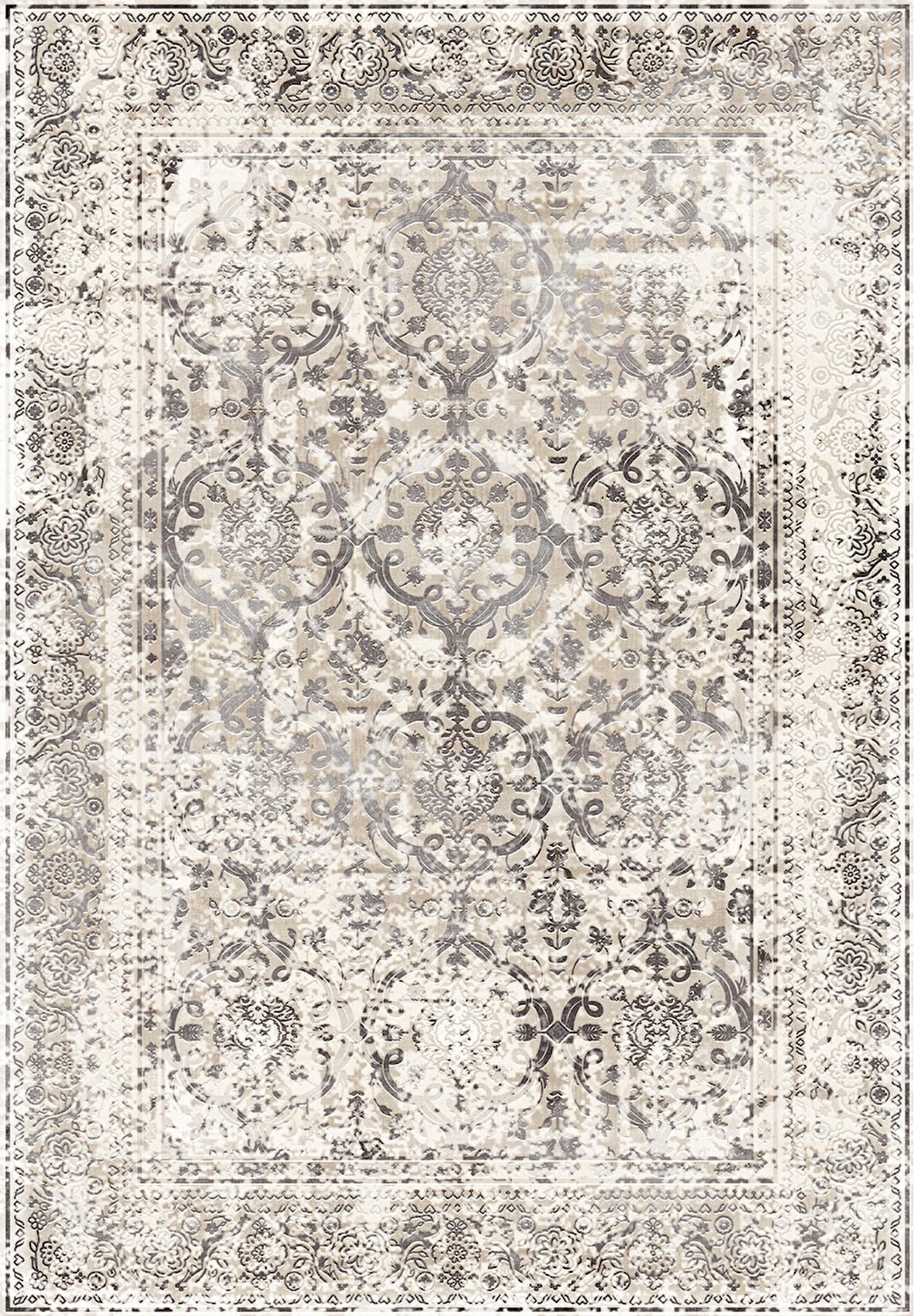 Pamuk Dokuma Taban Kaymaz Yıkanabilir Vintage  Desenli  Salon Halısı Mutfak Halısı Koridor Halısı