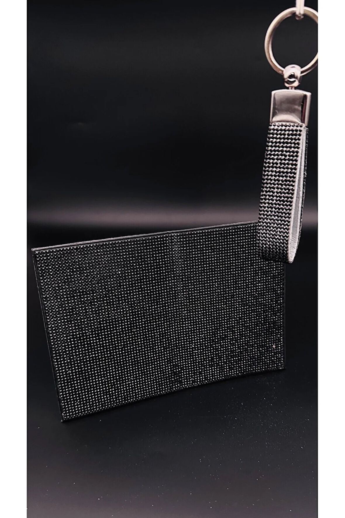 Siyah Taşlı Ruhsat ve Anahtarlık