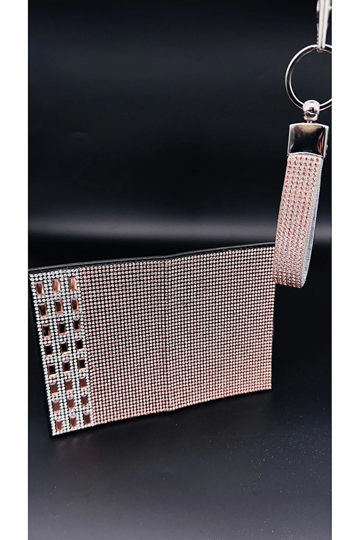 Rose Gold Baget Taşlı Ruhsat ve Anahtarlık