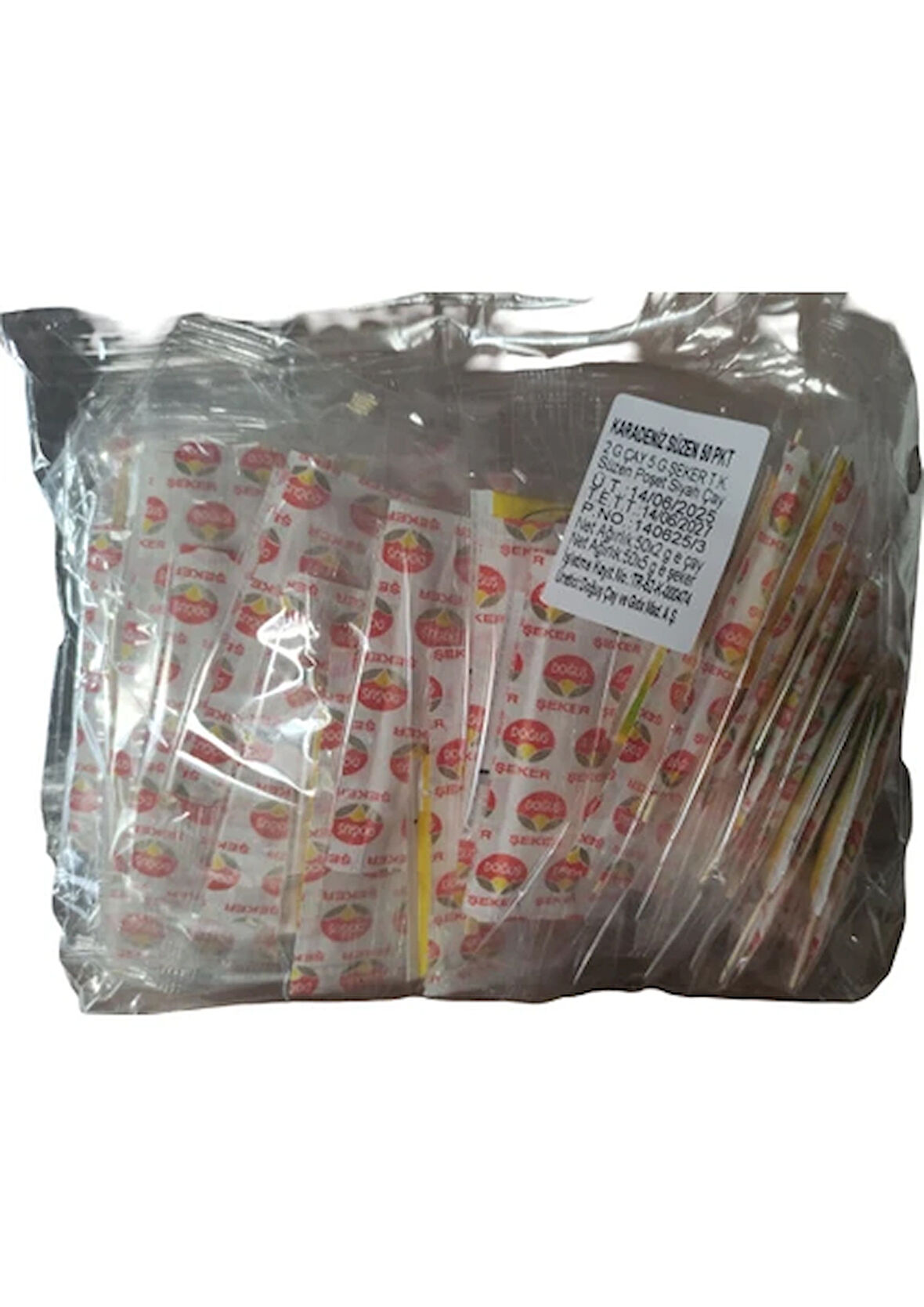 Doğuş Karadeniz Süzen Çay Paketi – 50’li Set (2 gr Çay +5 gr Şeker + Karıştırıcı)