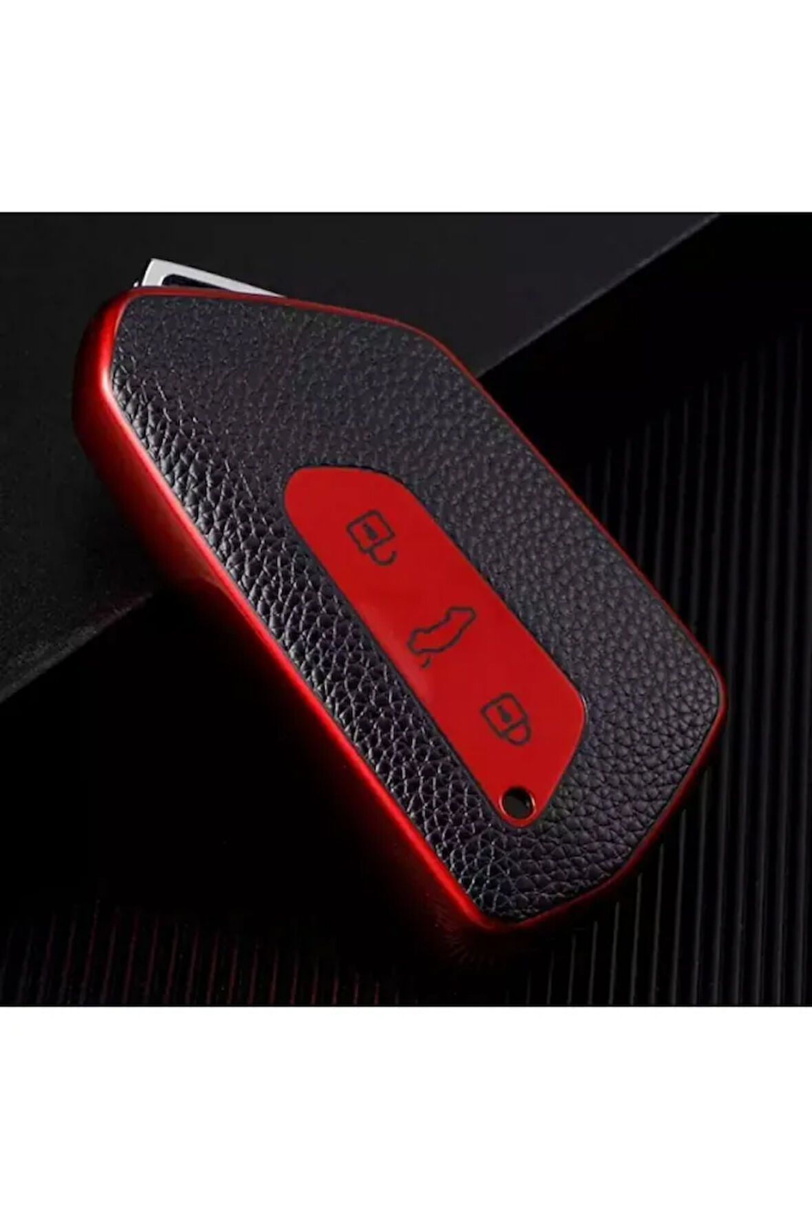 Seat Leon Ve Fr Mk4 2021 Model Uyumlu Lüx Kaliteli Anahtar Koruma Kabı 1.sınıf Üründür Kırmızı Renk