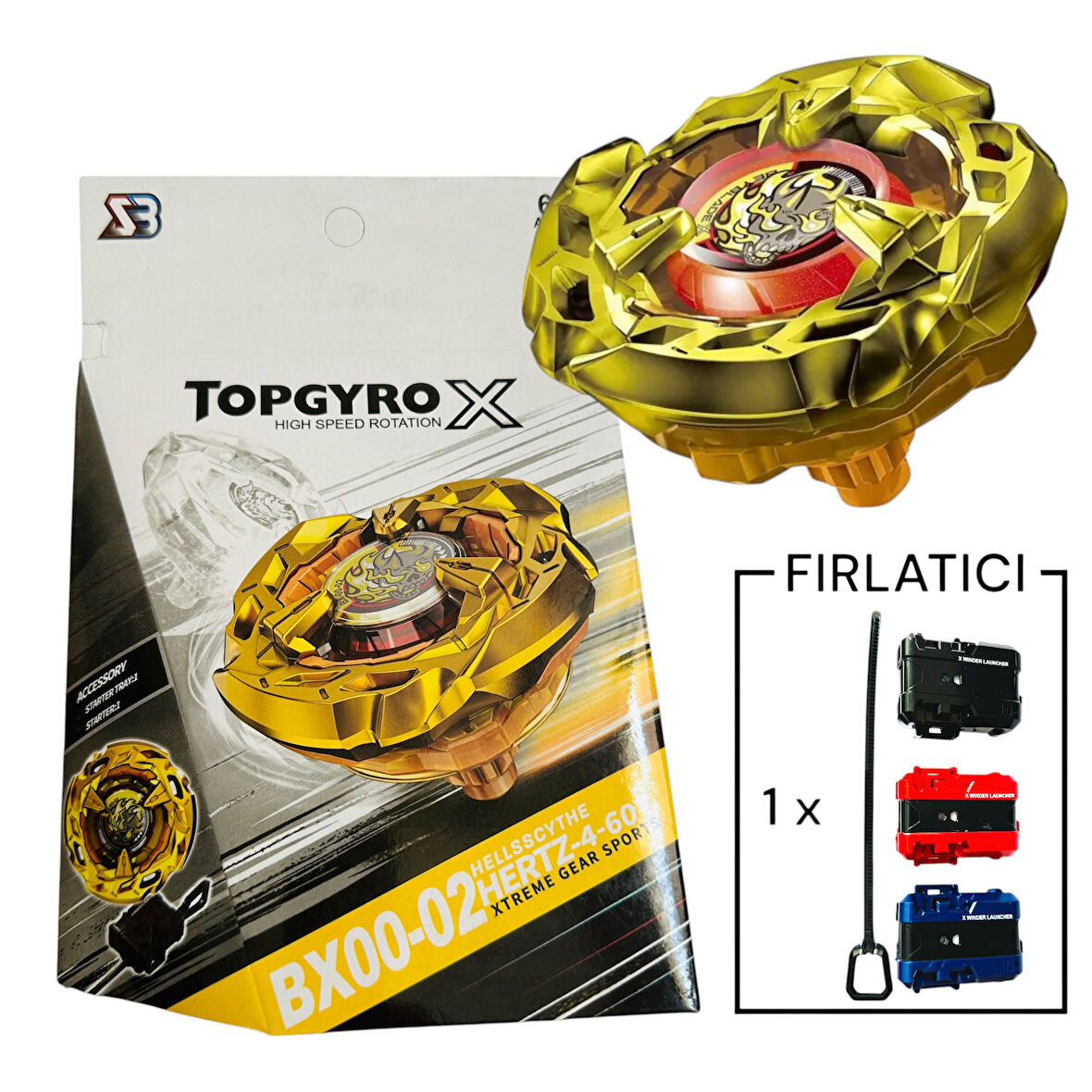 BEYBLADE XSERİSİ BX00-02 RAPIDITY METAL -SF-BEYBLADE EVRENI