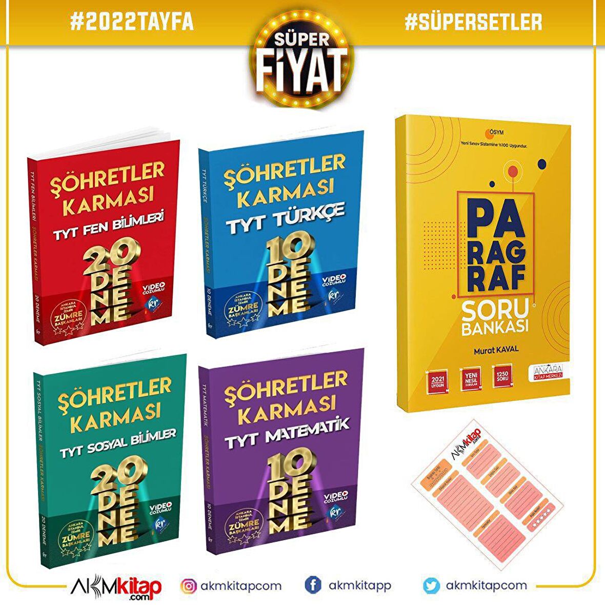 5 li YKS SÜPER SET