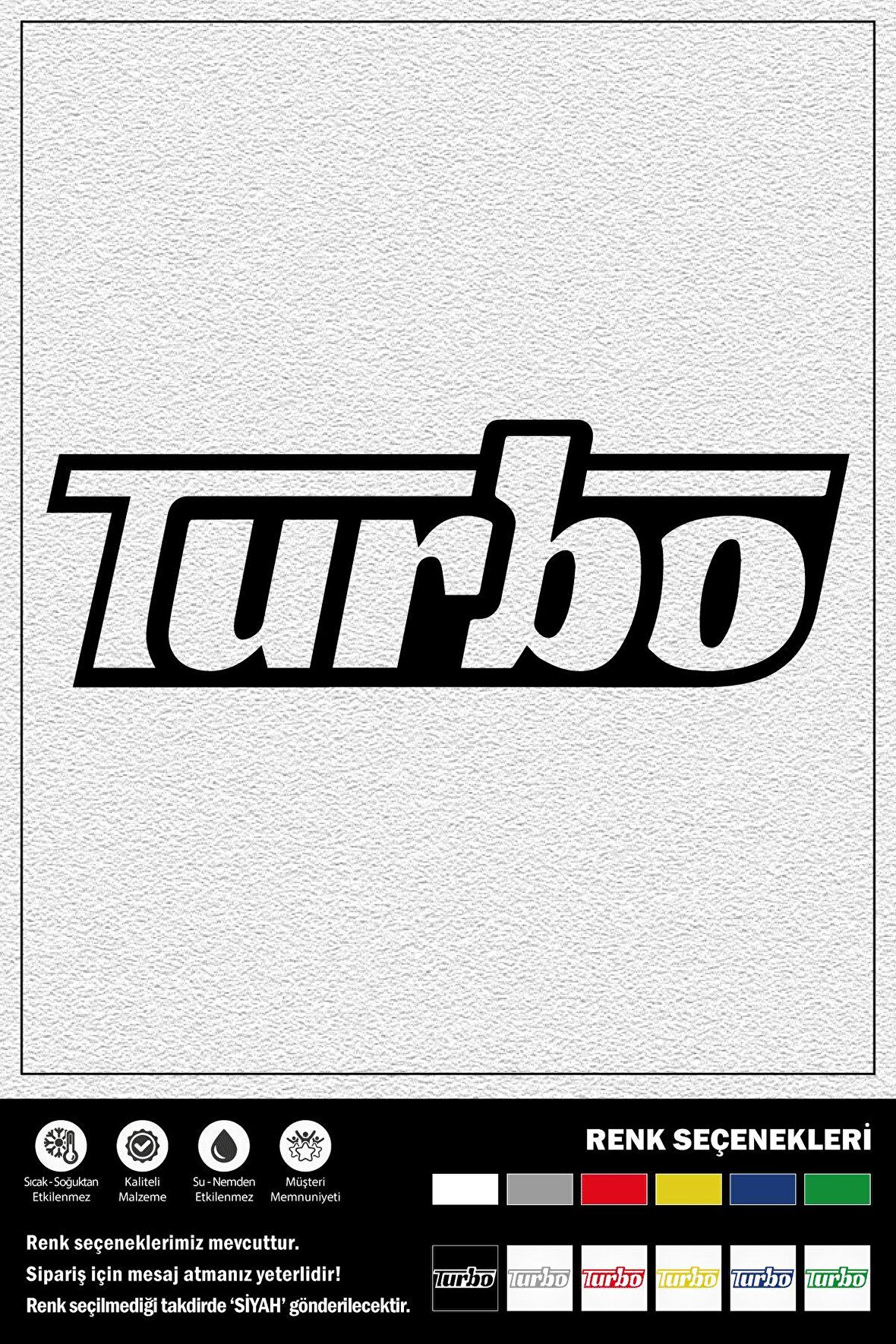 TURBO STICKER 18 x 6 cm