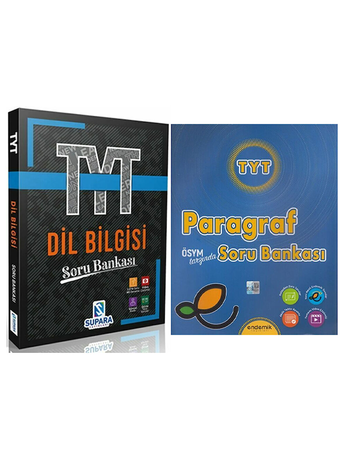 TYT Dil Bilgisi Soru ve Endemik TYT Paragraf Soru Bankası 2 Kitap Set