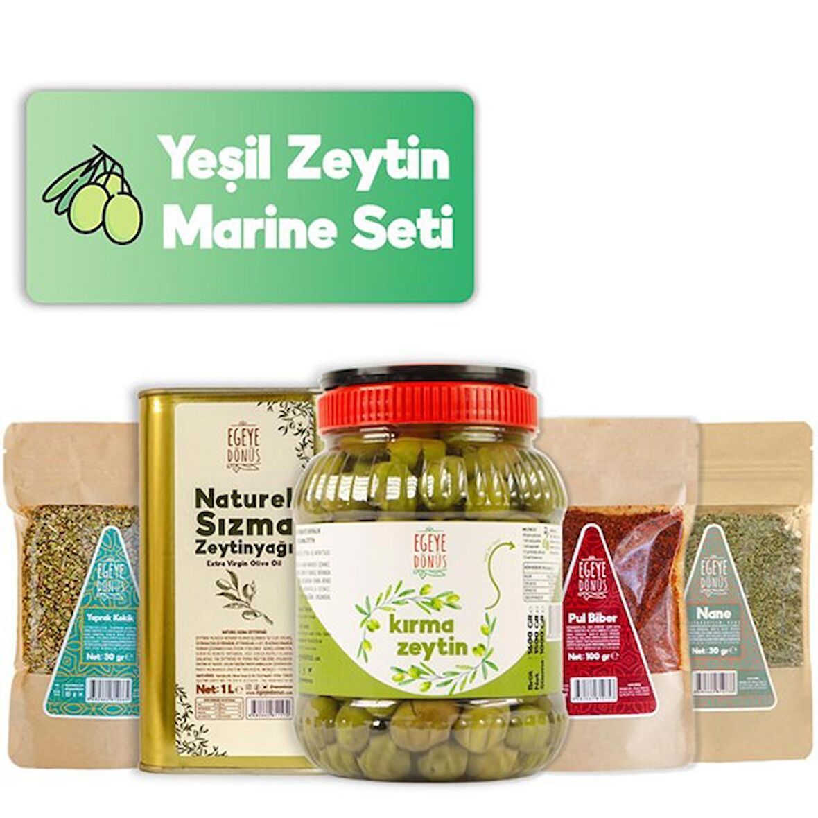 Yeşil Zeytin Marine Seti