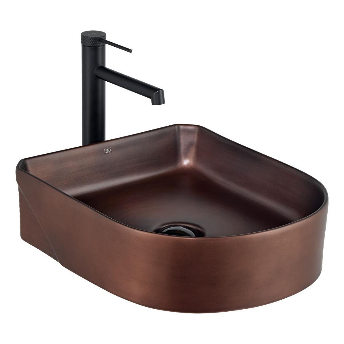 LENA TEZGAHÜSTÜ LAVABO (MAT BRONZ) EH-5110C