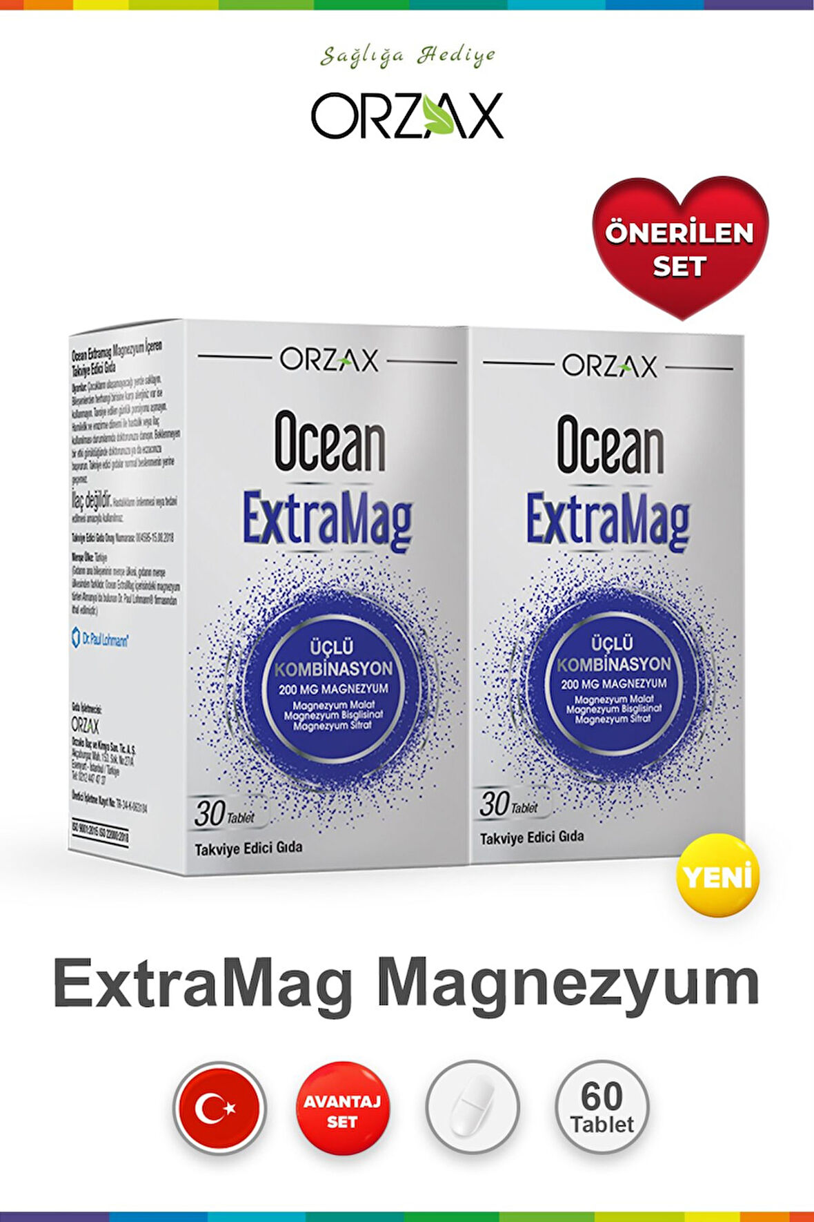 Ocean Extramag 30 Tablet 2 Adet