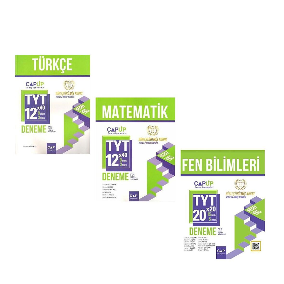 Çap Yayınları TYT Sayısal Deneme Seti 3 Kitap
