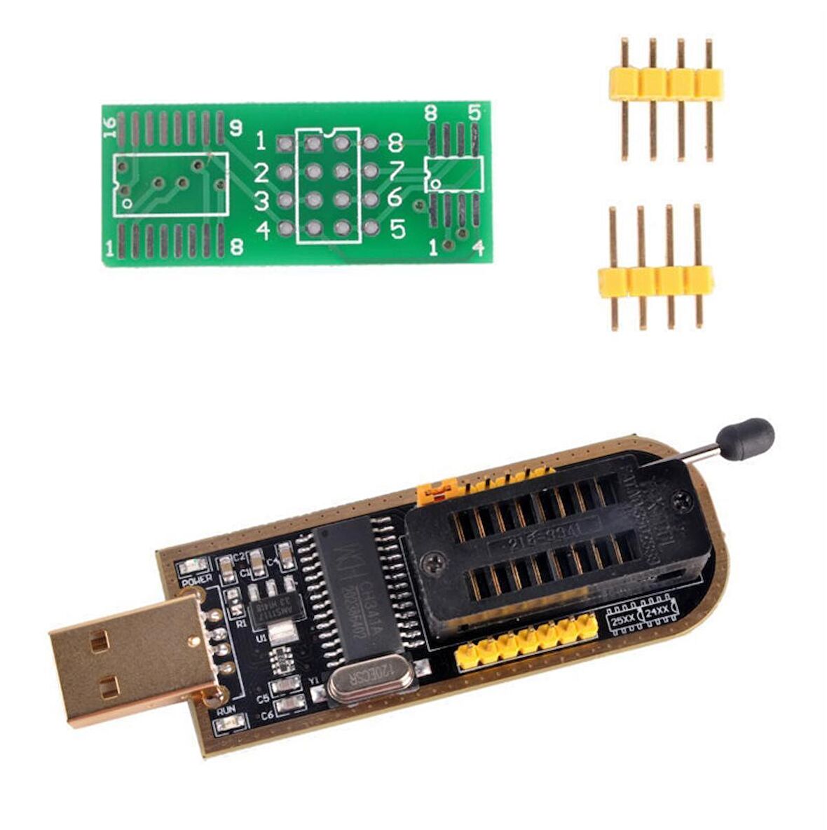 CH341A EEprom Flash Bios Programlayıcı - Türkçe V1.34 Yazılımı - As Programmer Yazılımı