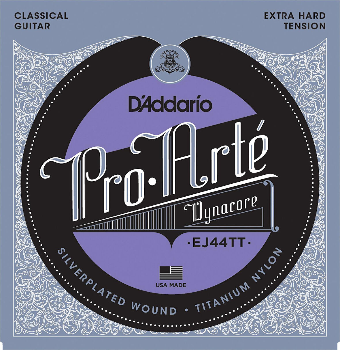 DADDARIO EJ44TT PRO-ARTE KLASİK GİTAR TEL SETİ, DYNACORE, TITANIUM, EXTRA HARD TENSION