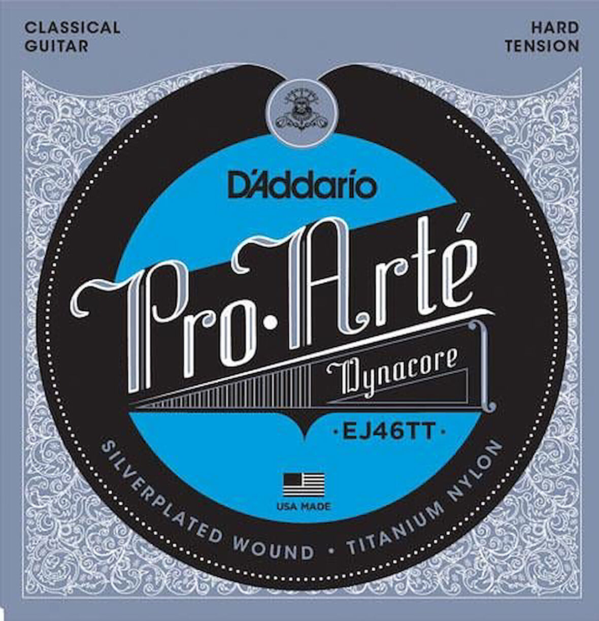 DADDARIO EJ46TT PRO-ARTE KLASİK GİTAR TEL SETİ, DYNACORE, TITANIUM, HARD TENSION