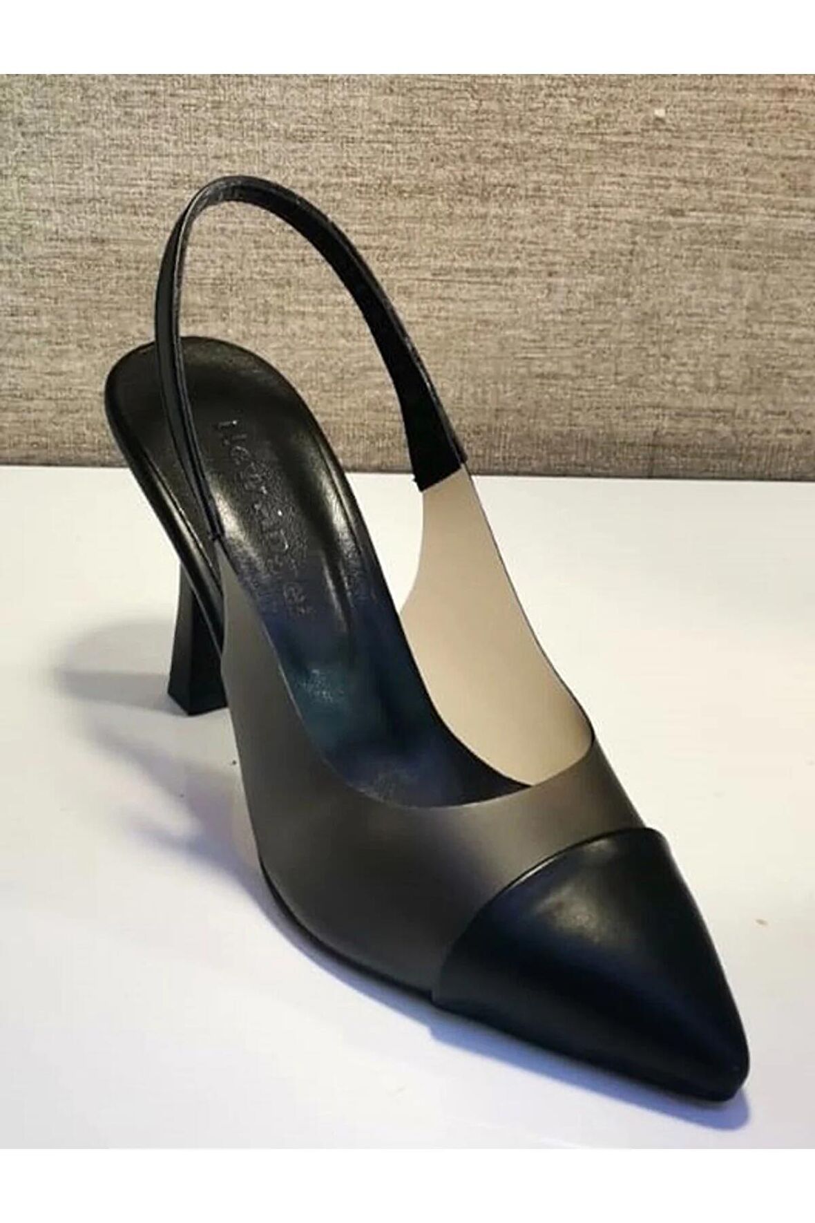 New Angel 897 Kadın Arkası Açık Şeffaf Detaylı Stiletto
