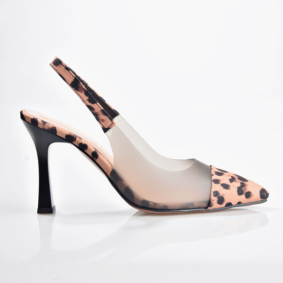New Angel 897 Kadın Arkası Açık Şeffaf Detaylı Stiletto