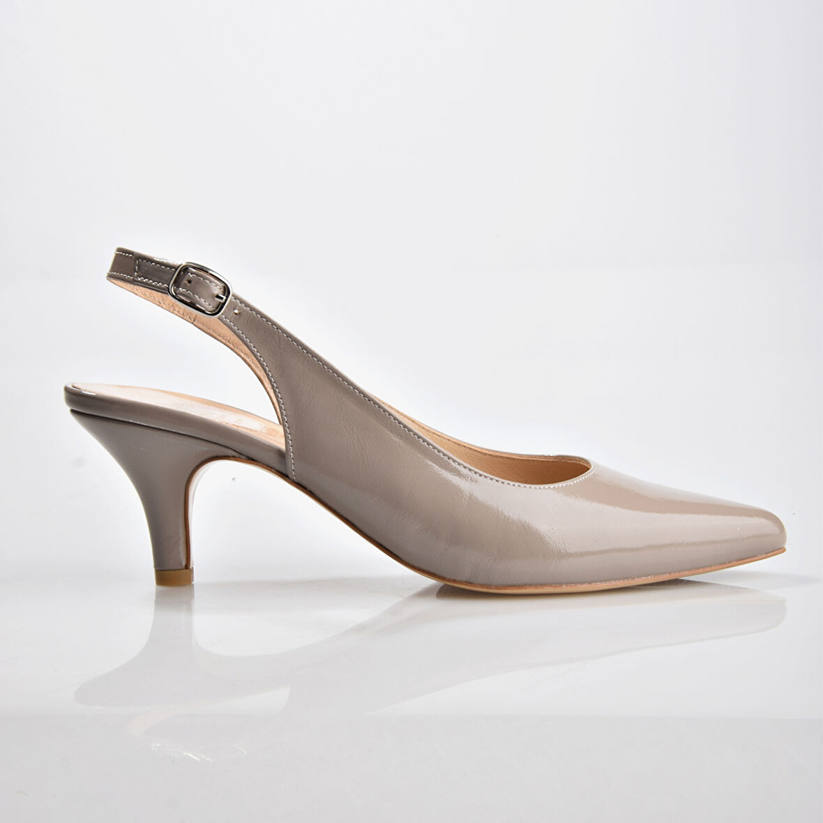 Nish Exclusive 1567 Kadın Klasik Kısa Topuklu Ayakkabı