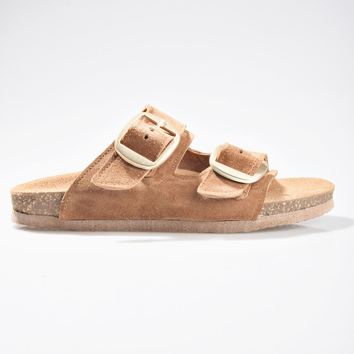 Zeyn 8128 Kadın Hakiki Deri Terlik