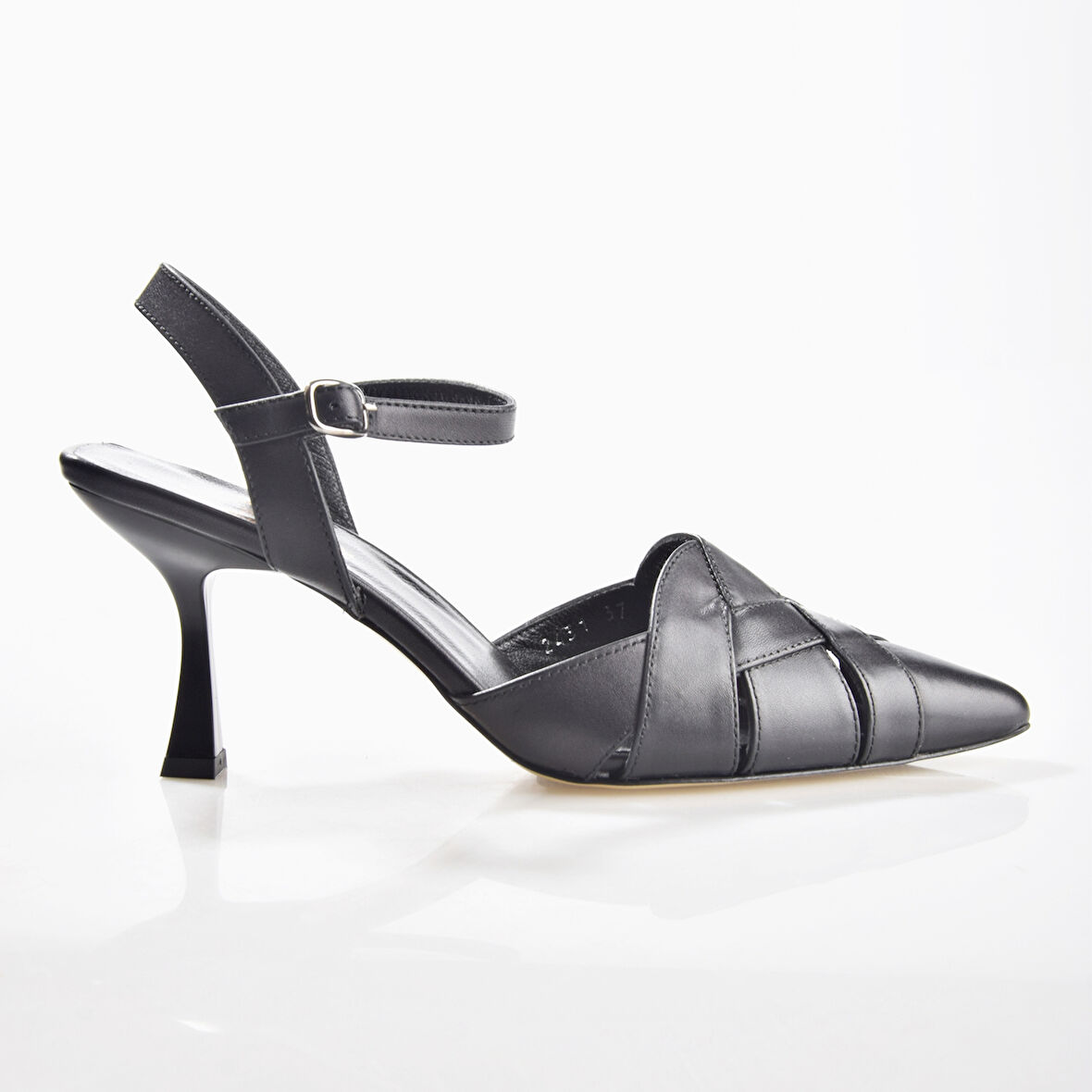 Nish Exclusive 2431 Kadın Hakiki Deri Topuklu Ayakkabı