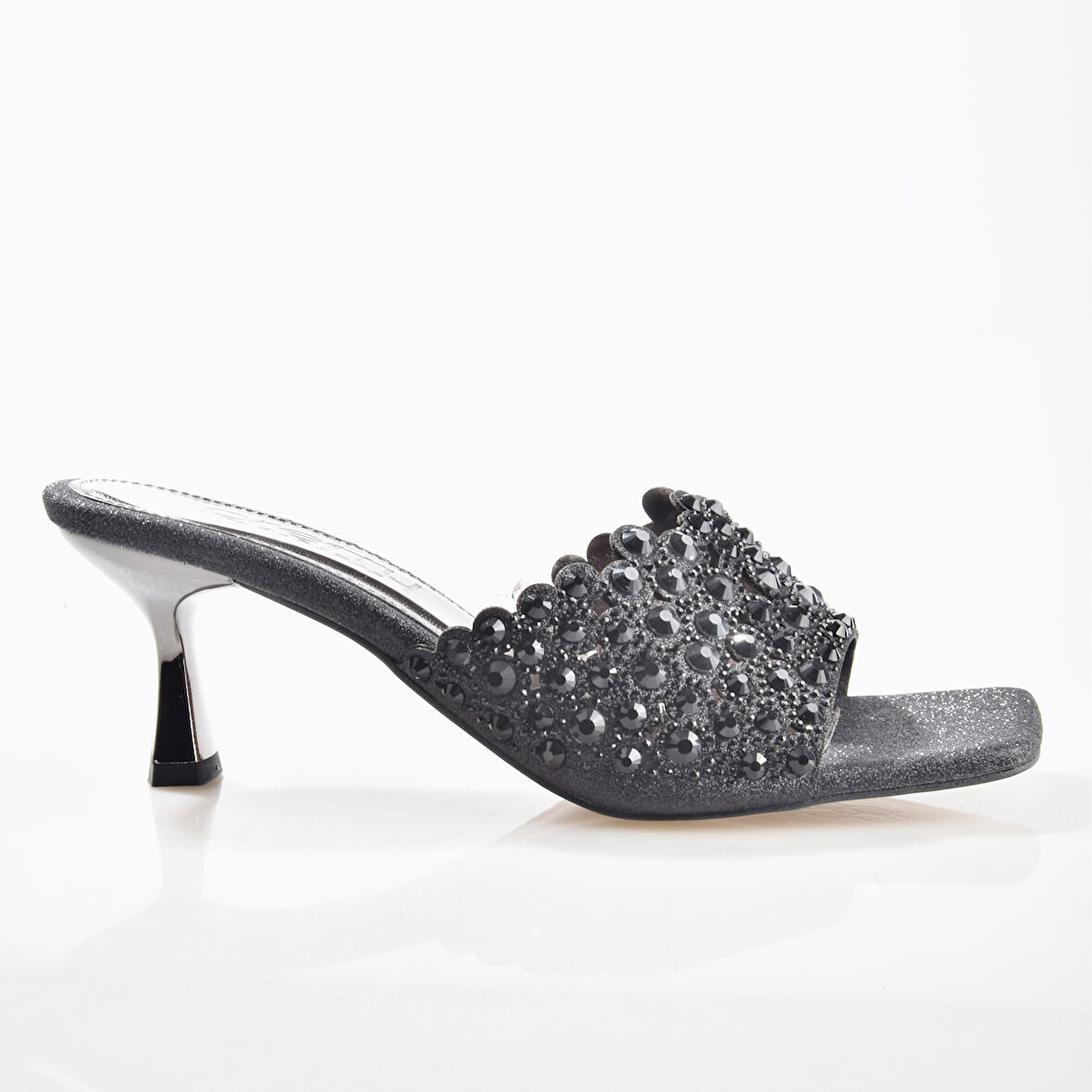 EK Pretty 752 Kadın Taşlı Topuklu Terlik