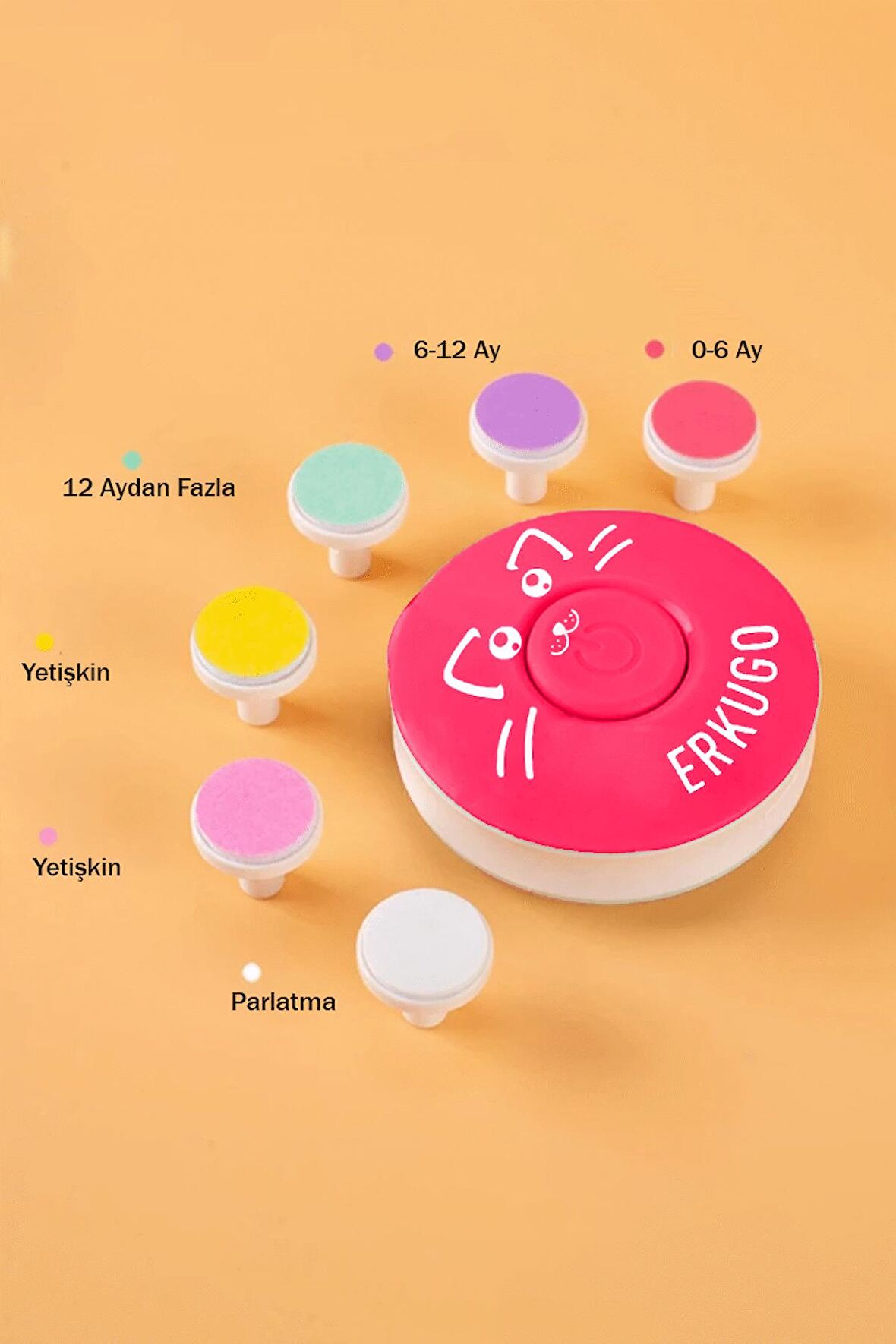 Bebek Tırnak Törpüsü Pembe, Tse Ve Ce Belgeli Çocuk Pilli Tırnak Kesme, Törpüleme Makinası
