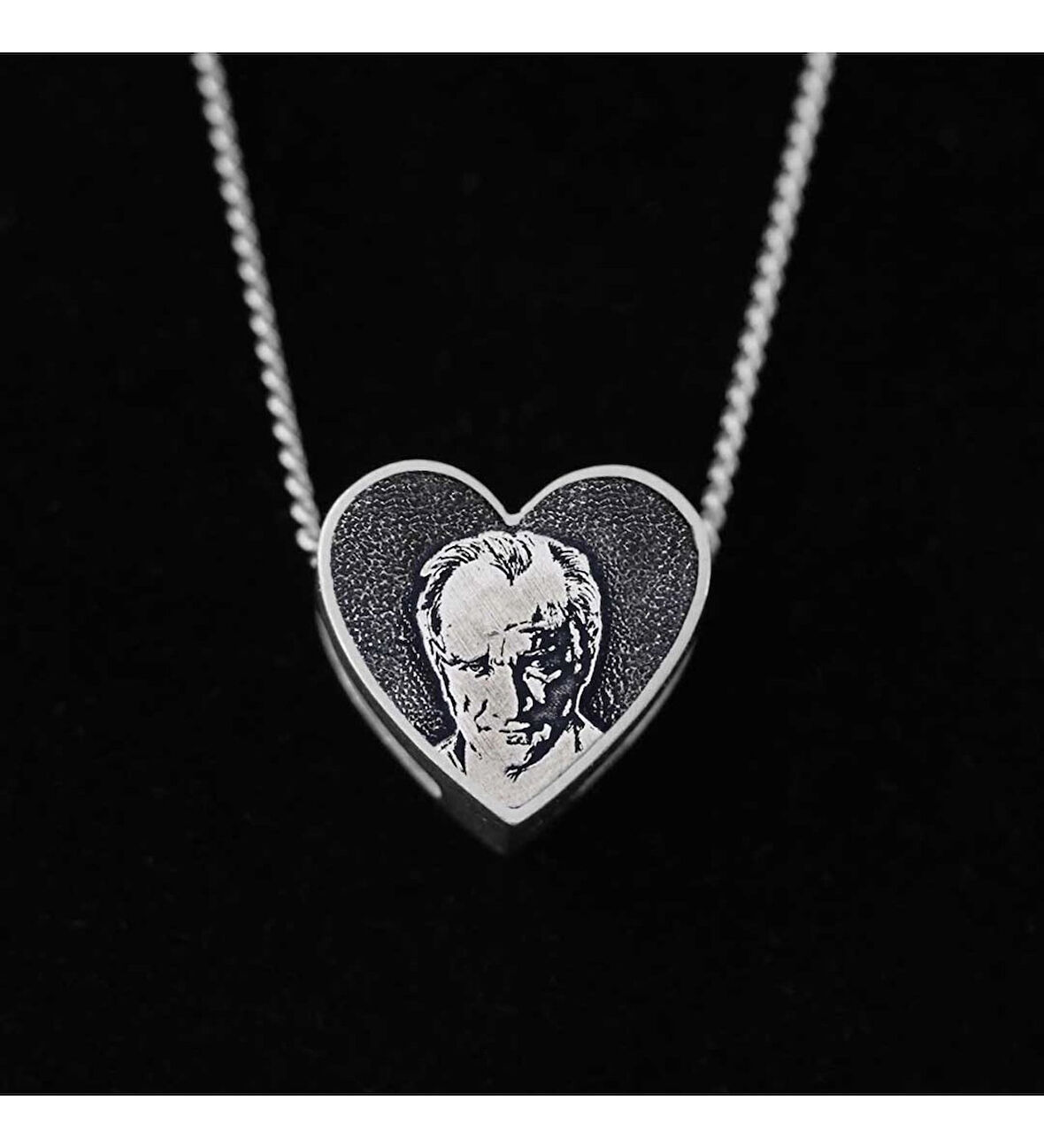 ATATÜRK KOLYE GÜMÜŞ ŞIK TASARIM