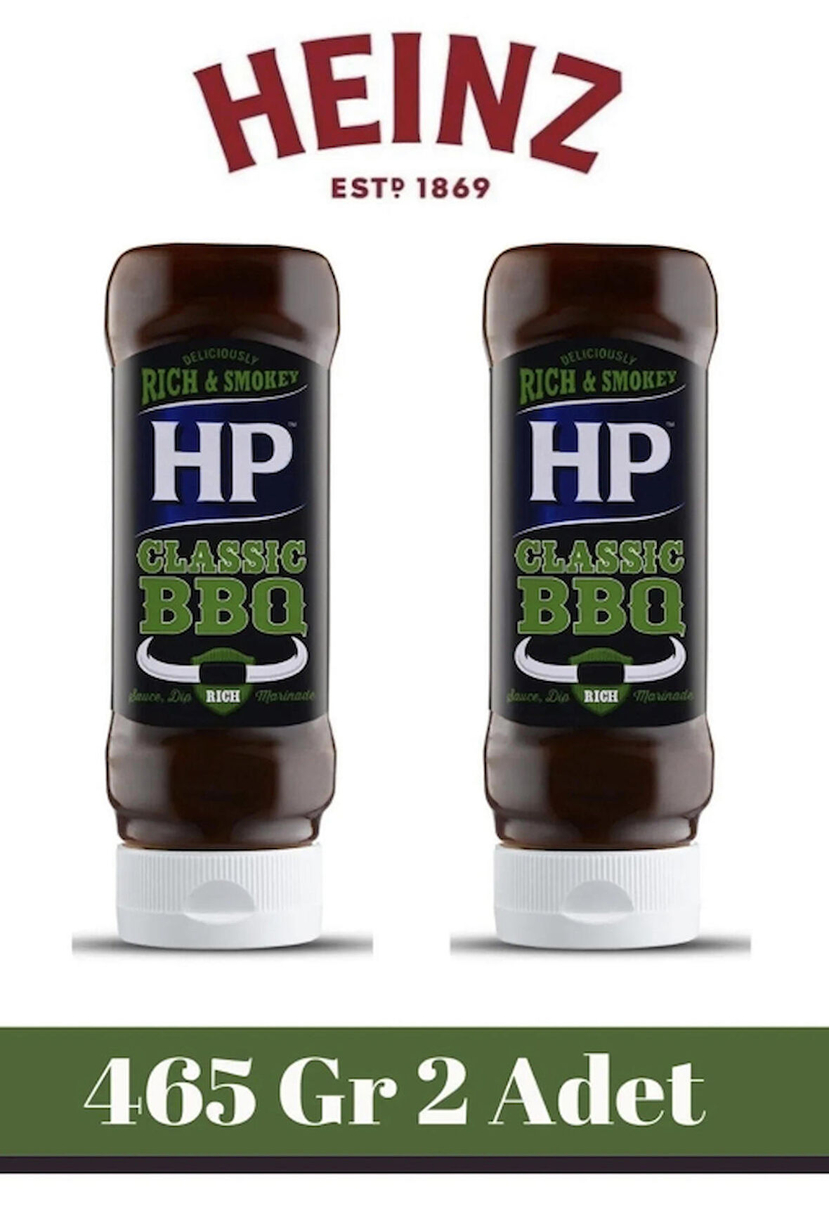 Heinz Woodsmoke Barbekü Sos 465 Gr. 2 Adet