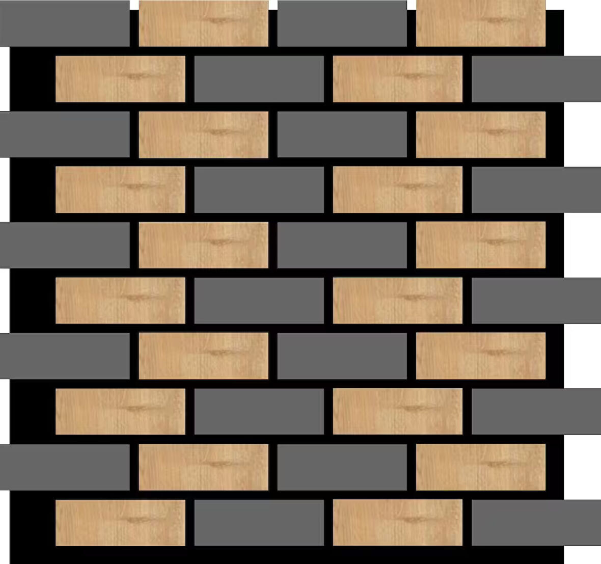 WİNFLEX EKO TUĞLA MİX  AKUSTİK AHŞAP PANEL 