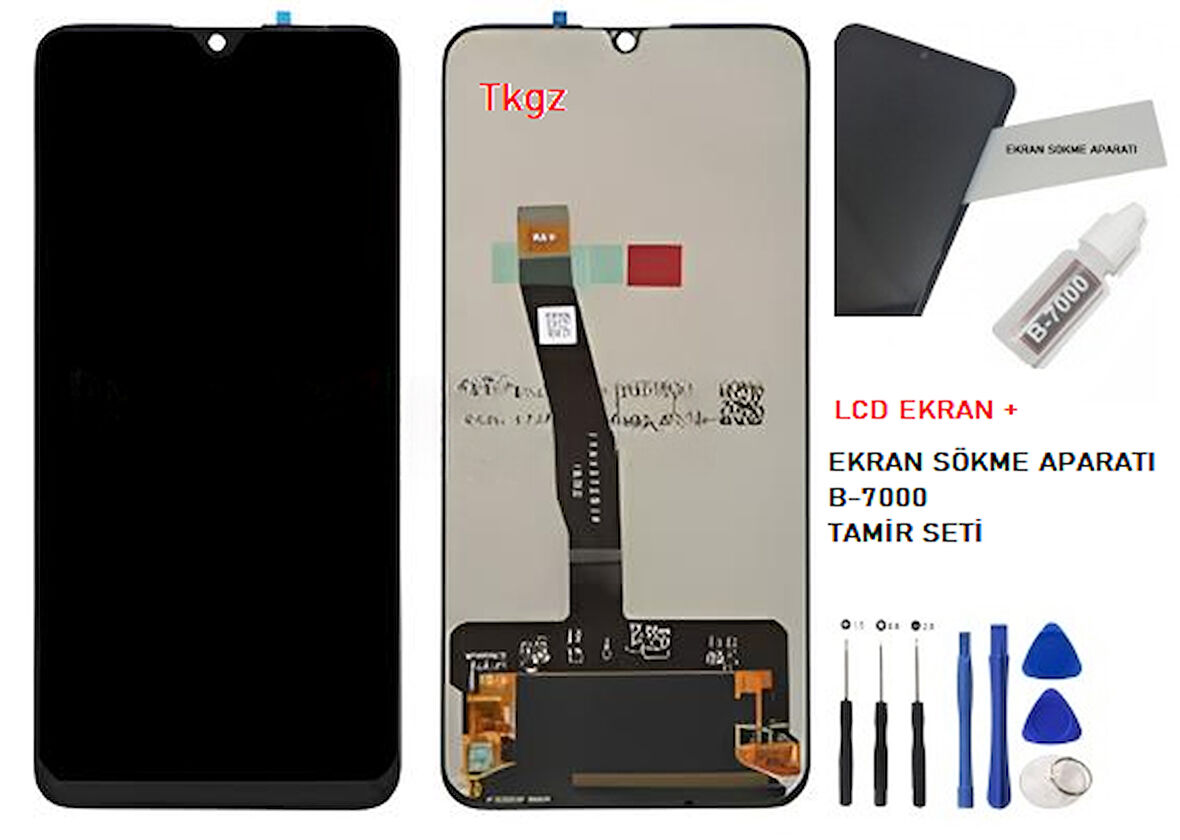 Huawei Uyumlu P Smart 2019 Lcd Ekran Dokunmatik Orijinal Kalite + B-7000 + TAMİR SETİ