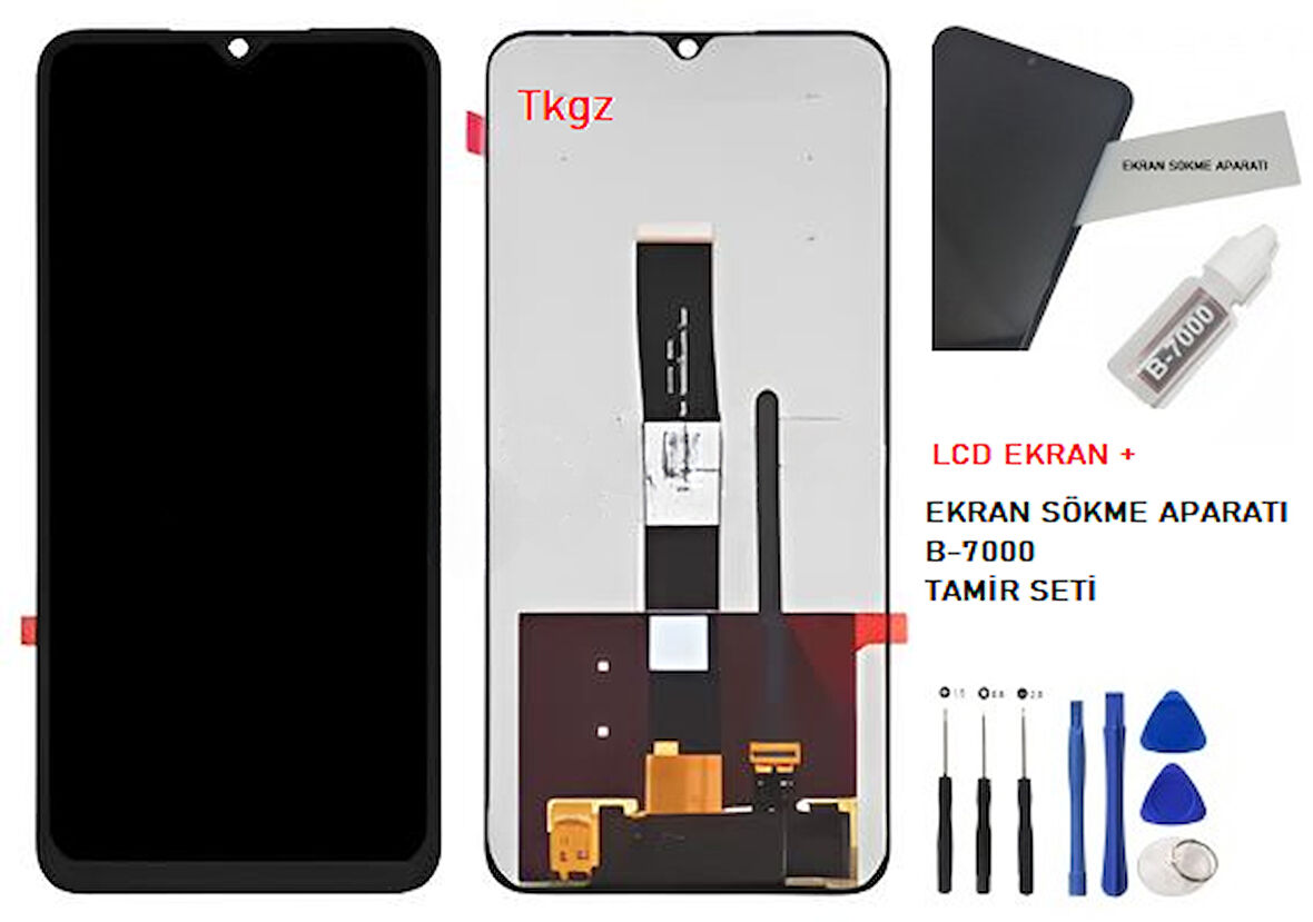 Xiaomi Redmi 9C Lcd Ekran Dokunmatik Orijinal Kalite + B-7000 + TAMİR SETİ