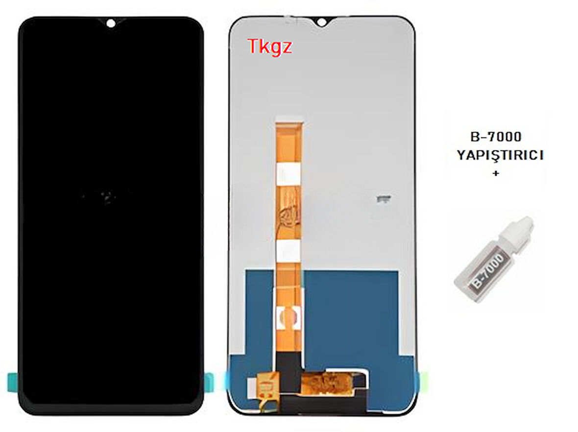 Oppo Realme C25 Lcd Ekran Dokunmatik Orijinal Kalite + B-7000
