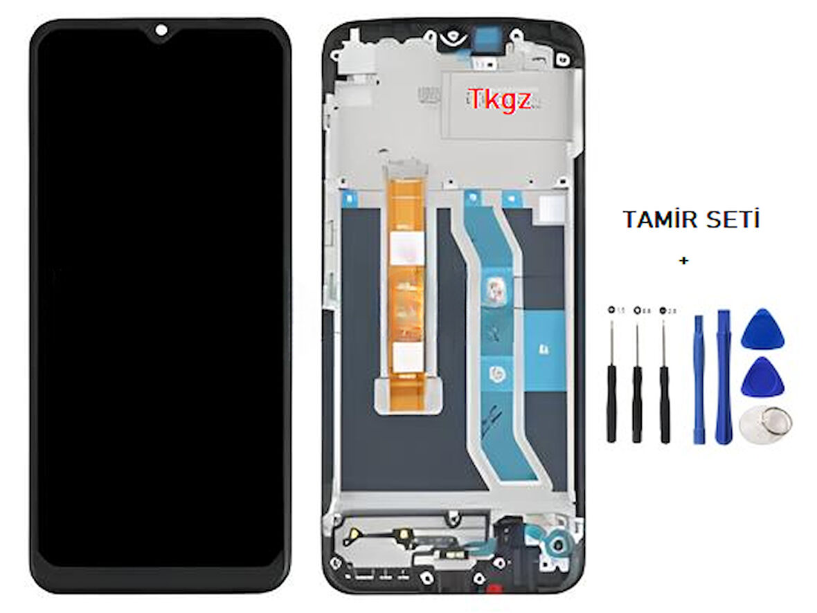 Oppo Realme C25Y Lcd Ekran Dokunmatik Orijinal Kalite ÇITALI + TAMİR SETİ