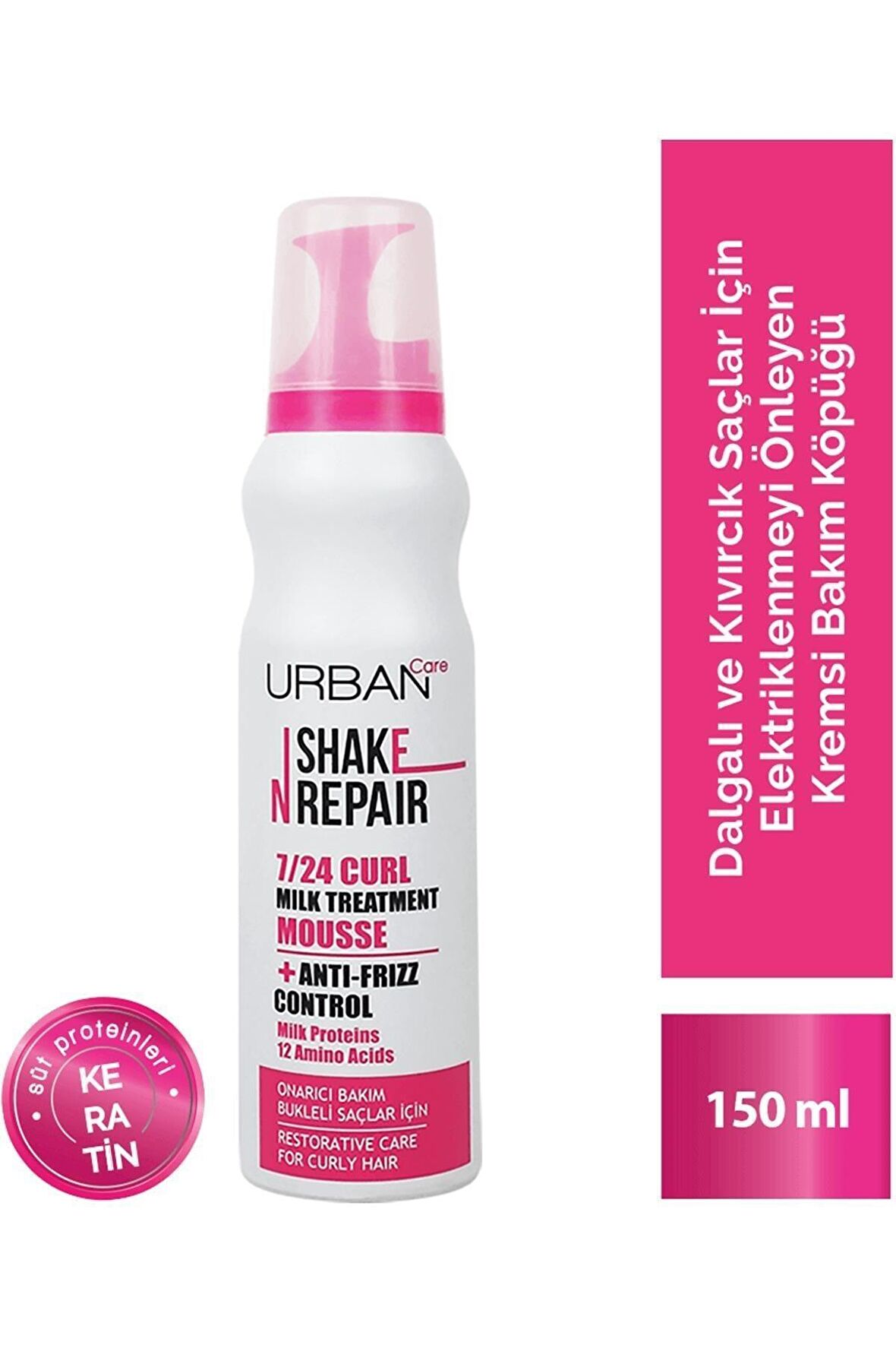 7/24 Shake N Repair Curl Saç Bakım Köpüğü 150ml