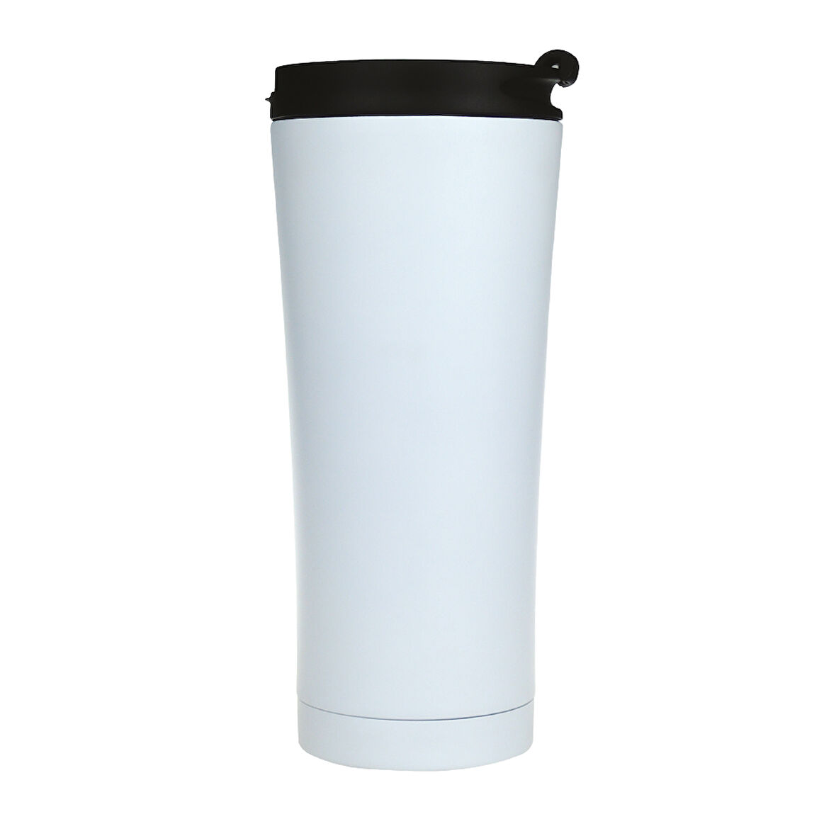 Paslanmaz Çelik Termos Bardak 450 ml – Sızdırmaz Kapaklı Seyahat Mug (Beyaz)