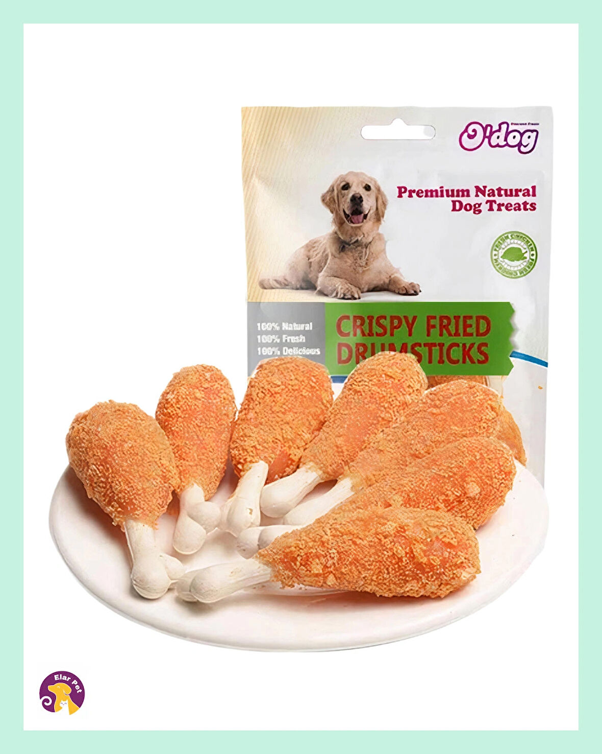 O’dog Lezzetli ve Sağlıklı Kıtır Tavuk Budu Köpek Ödülü (100 gr)