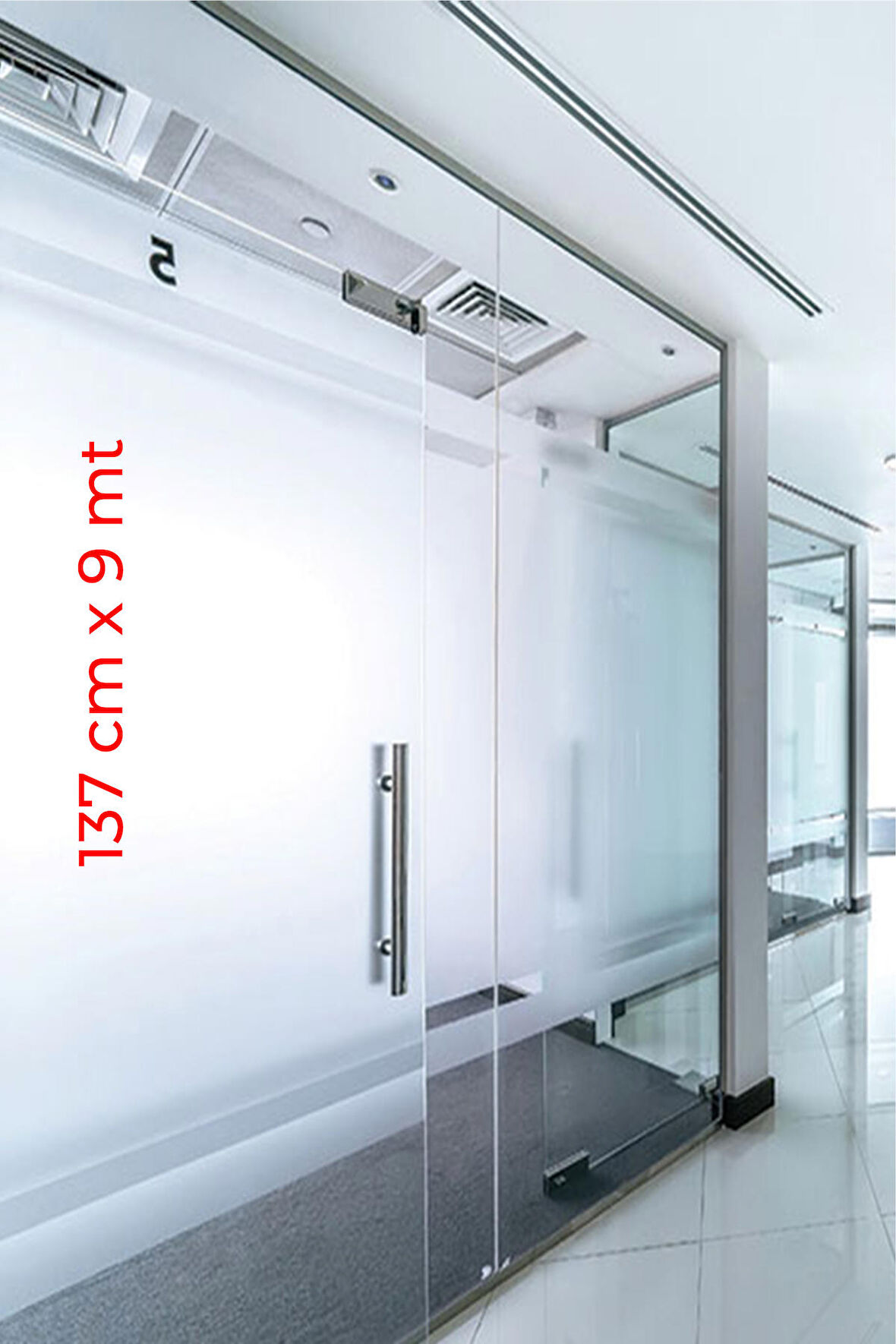 Cam Kumlama Kendilğinden Yapışkanlı Folyo  137 CM  X 9 MT