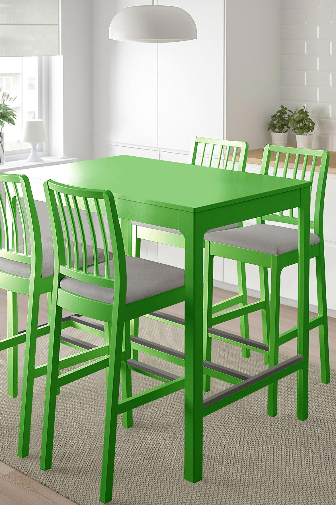 Parlak Yeşil Yapışkanlı Kaplama Folyosu 61 CM X 10 MT