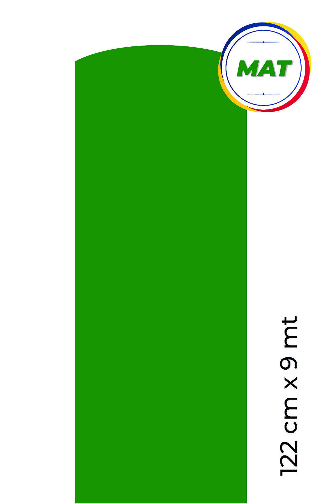 Mat Yeşil Yapışkanlı Kaplama Folyosu 122 CM X 9 MT