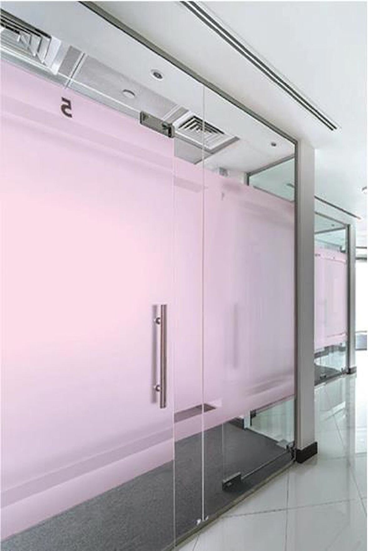Pembe Cam Kumlama 122 cm x 10 mt