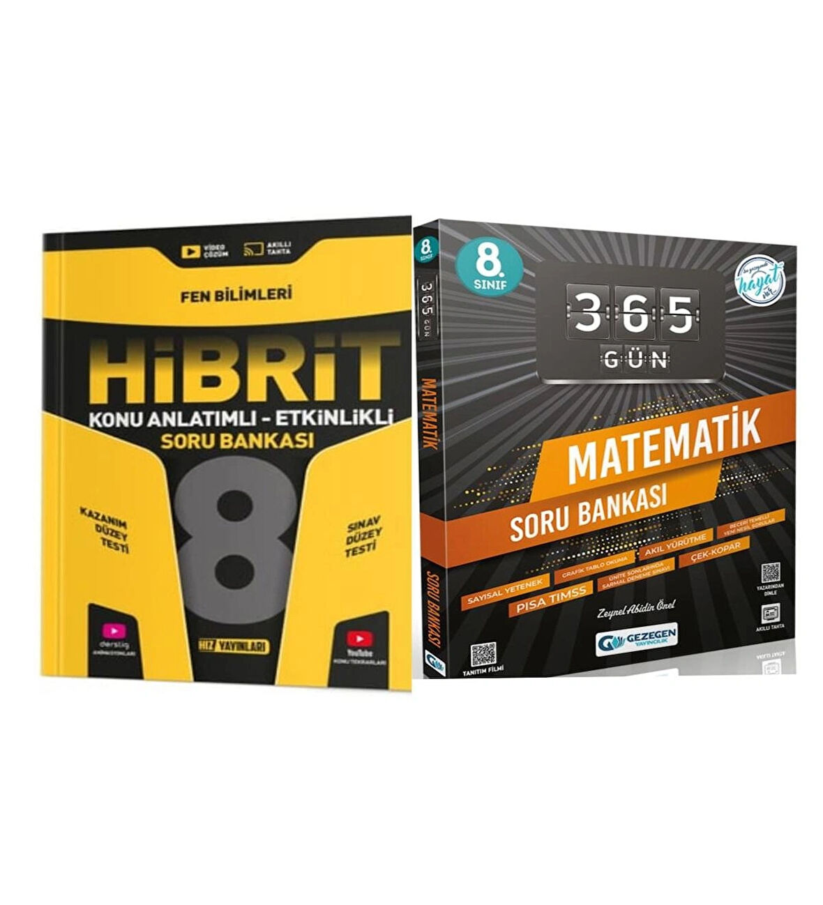 8. Sınıf Hibrit Matematik Soru Bankası Ve Matematik 365 Gün Soru Bankası