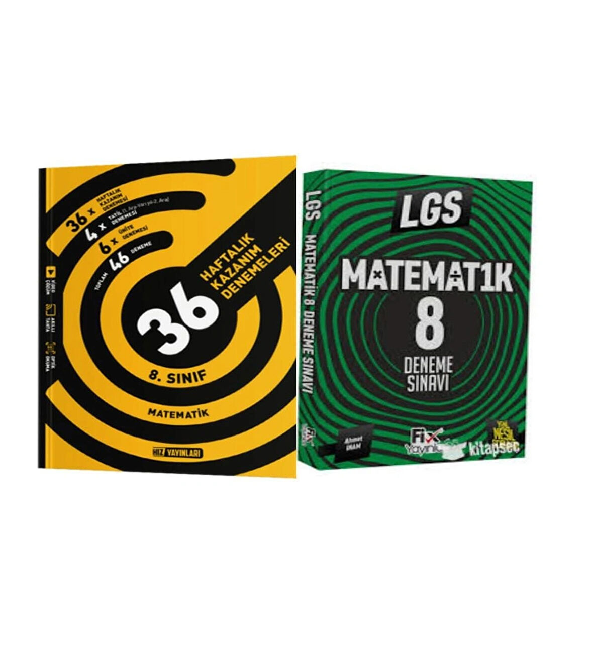 8.Sınıf Matematik 36 Haftalık Kazanım Denemeleri Ve 8'li Branş Denemeleri