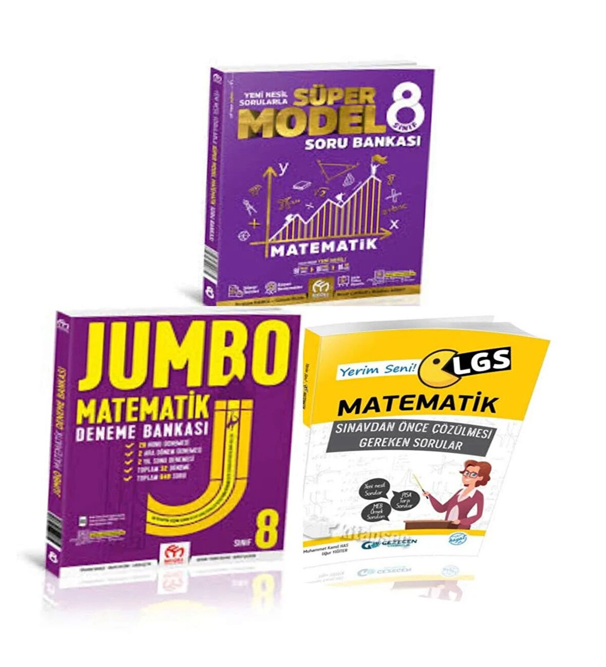 8. Sınıf Süper Turbo Ve Jumbo Matematik Deneme Seti  Ve Lgs Yerim Seni Matematik