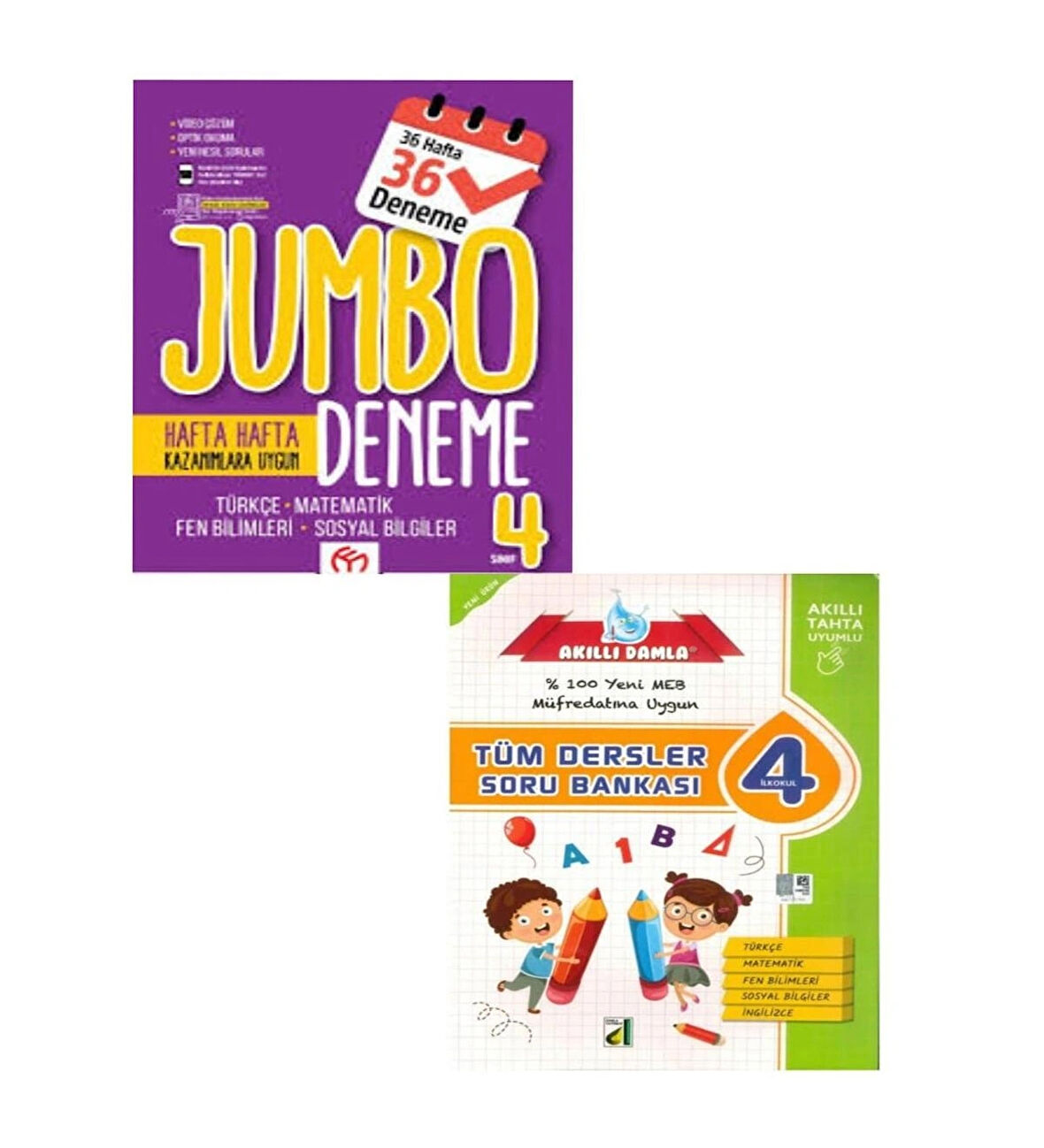 4.Sınıf Olimpiyat Sorularıyla Jumbo Tüm Dersler Deneme Ve Tüm Dersler Soru Bankası